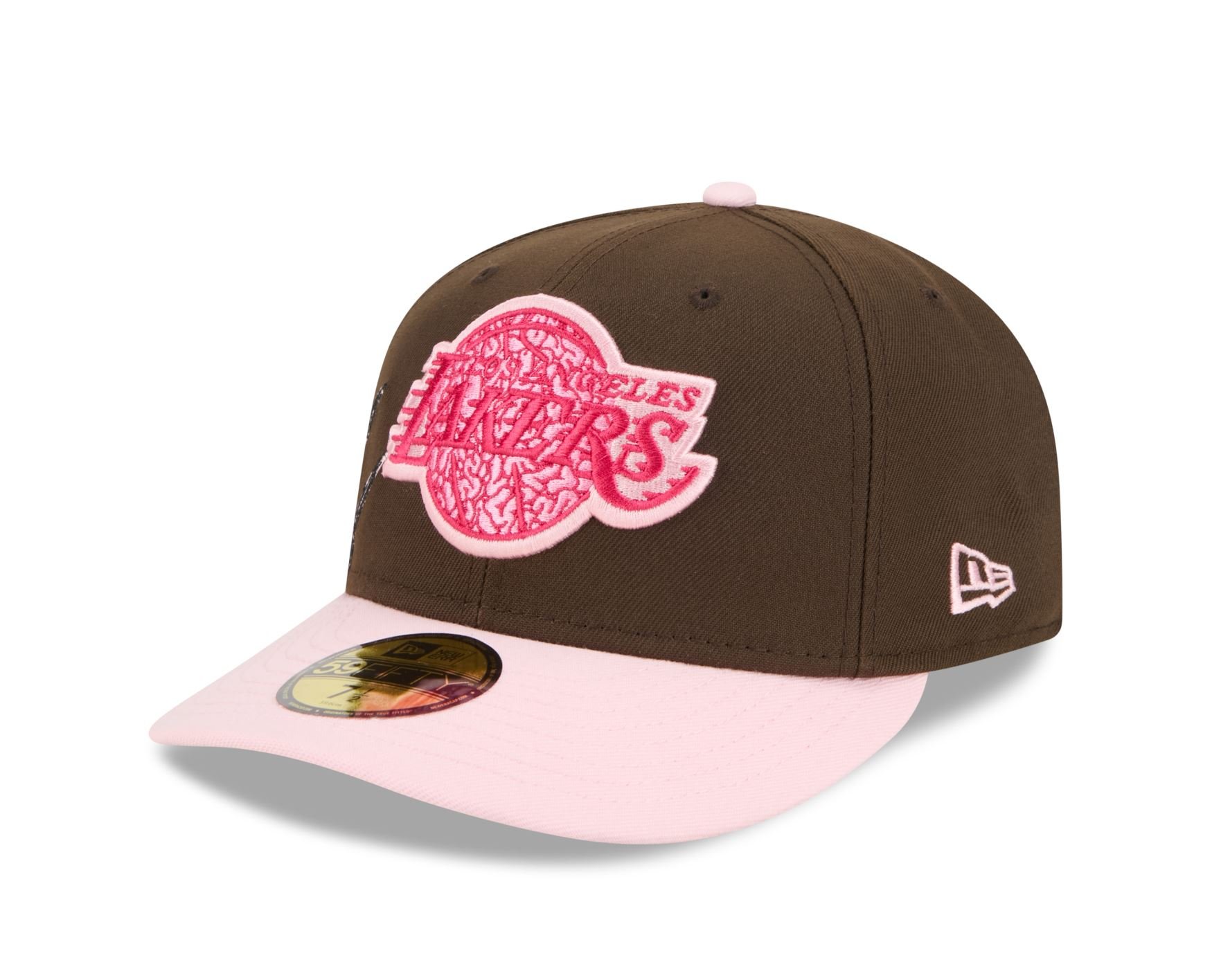 Bone New Era  59FIFTY Los Angeles Lakers NBA Marrom