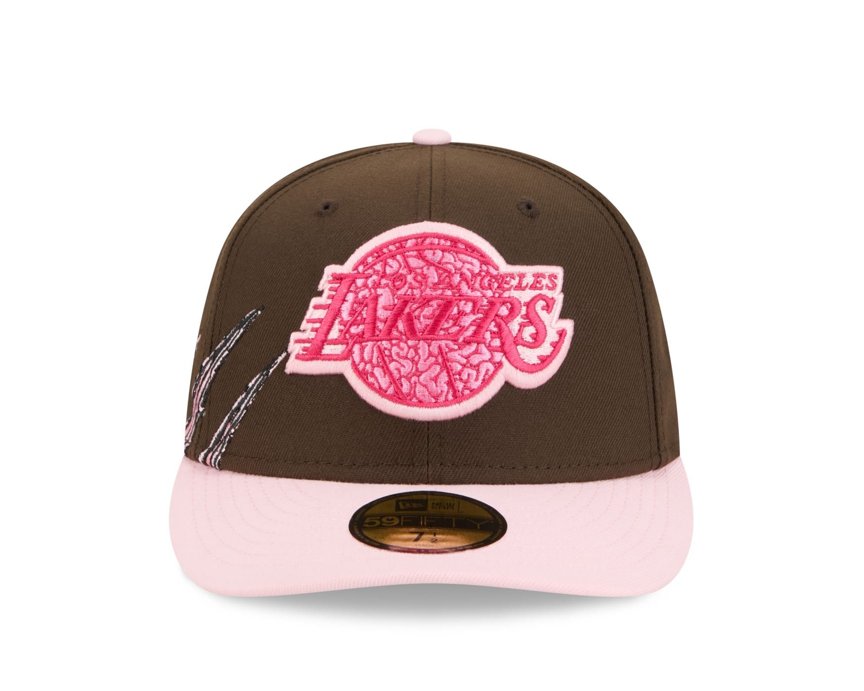 Bone New Era  59FIFTY Los Angeles Lakers NBA Marrom Marrom 2