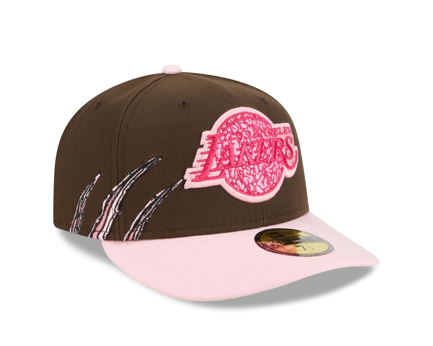 Bone New Era  59FIFTY Los Angeles Lakers NBA Marrom Marrom 3