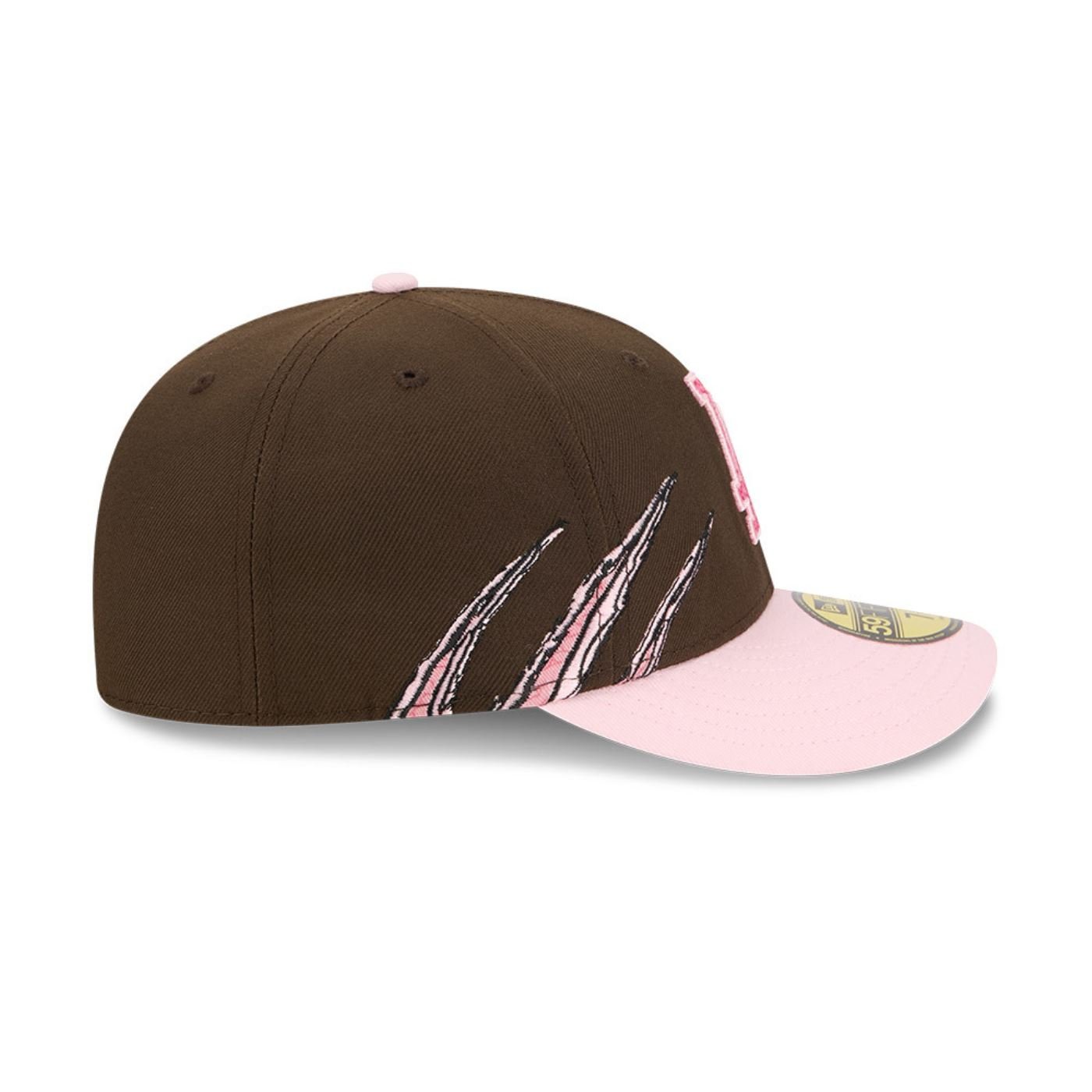 Bone New Era  59FIFTY Los Angeles Dodgers MLB Marrom Marrom 4