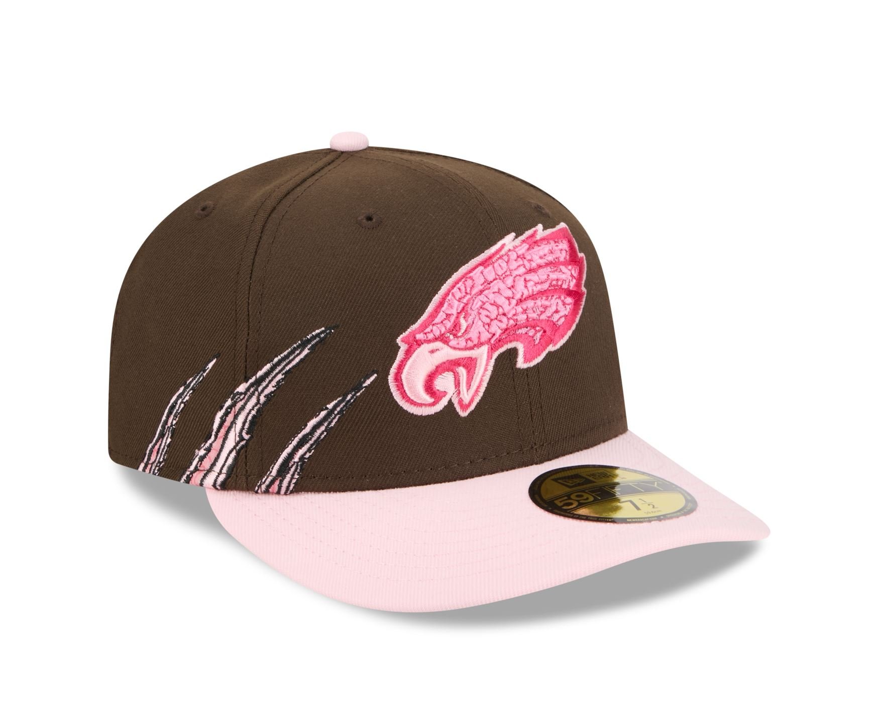 Bone New Era  59FIFTY Philadelphia Eagles NFL Marrom Marrom 3