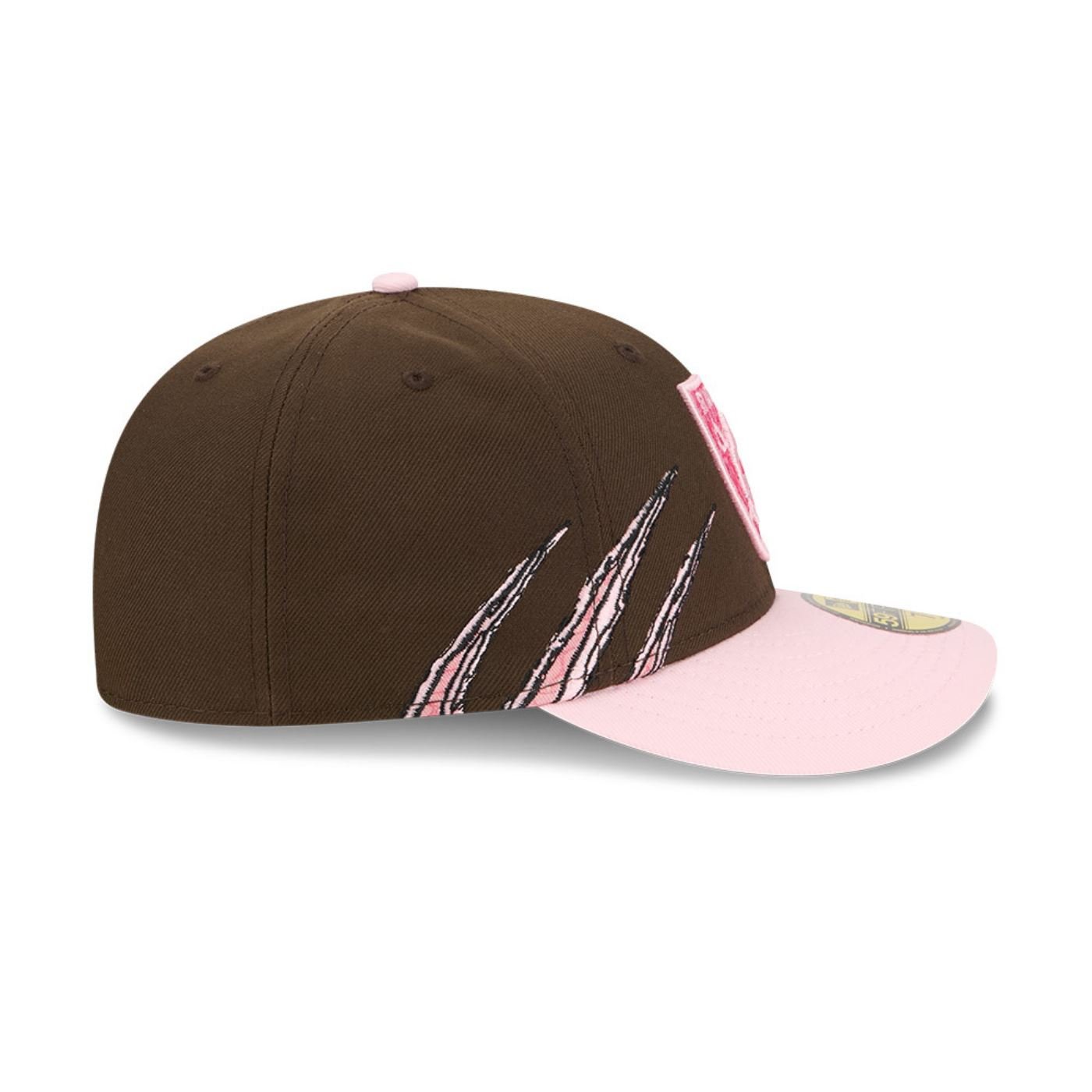 Bone New Era  59FIFTY Las Vegas Raiders NFL Marrom Marrom 4