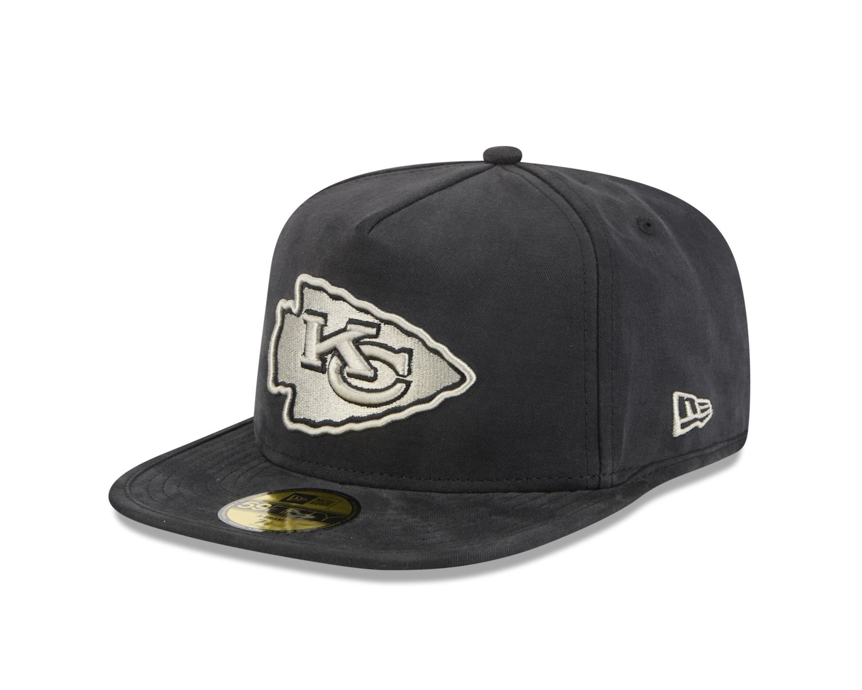 Bone New Era  59FIFTY A-Frame Kansas City Chiefs NFL Preto