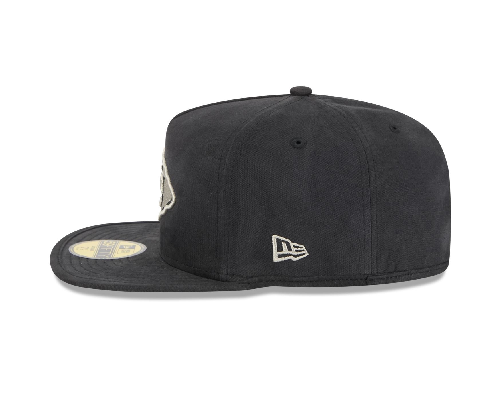 Bone New Era 59FIFTY A-Frame Kansas City Chiefs NFL Preto Preto 7