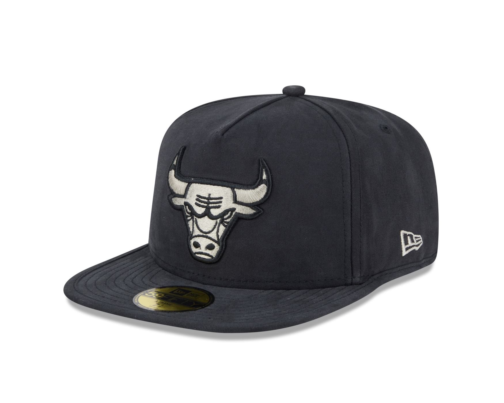 Bone New Era  59FIFTY A-Frame Chicago Bulls NBA Preto