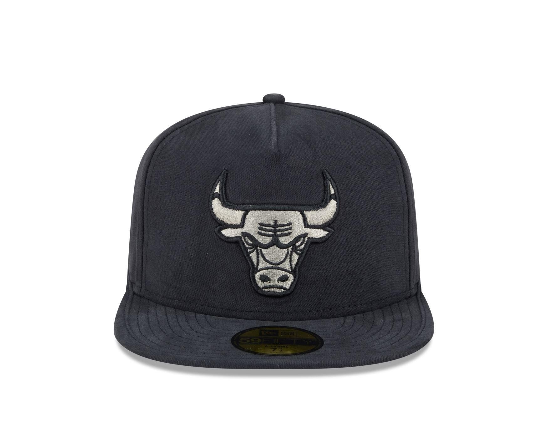 Bone New Era  59FIFTY A-Frame Chicago Bulls NBA Preto Preto 2