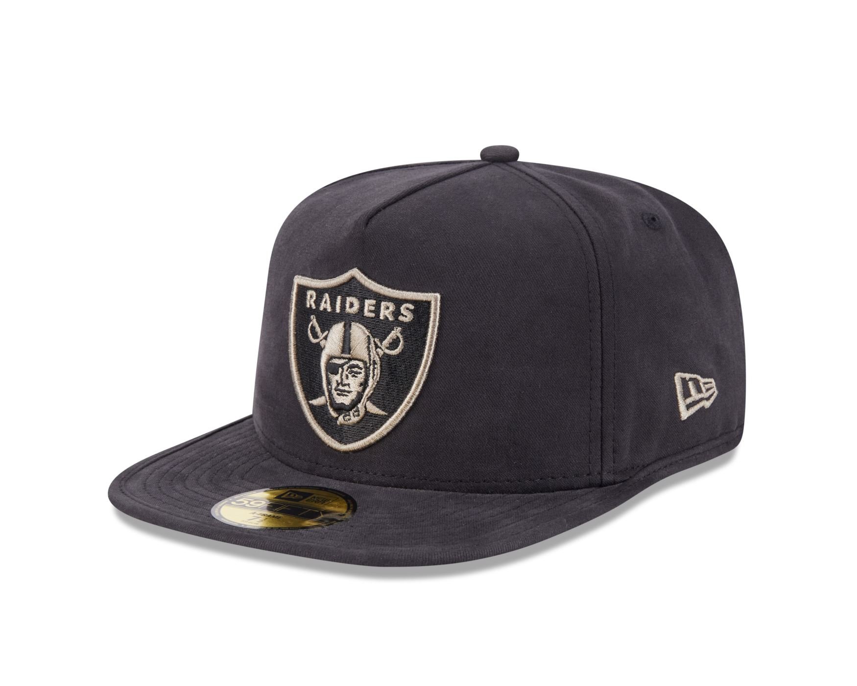 Bone New Era  59FIFTY A-Frame Las Vegas Raiders NFL Preto