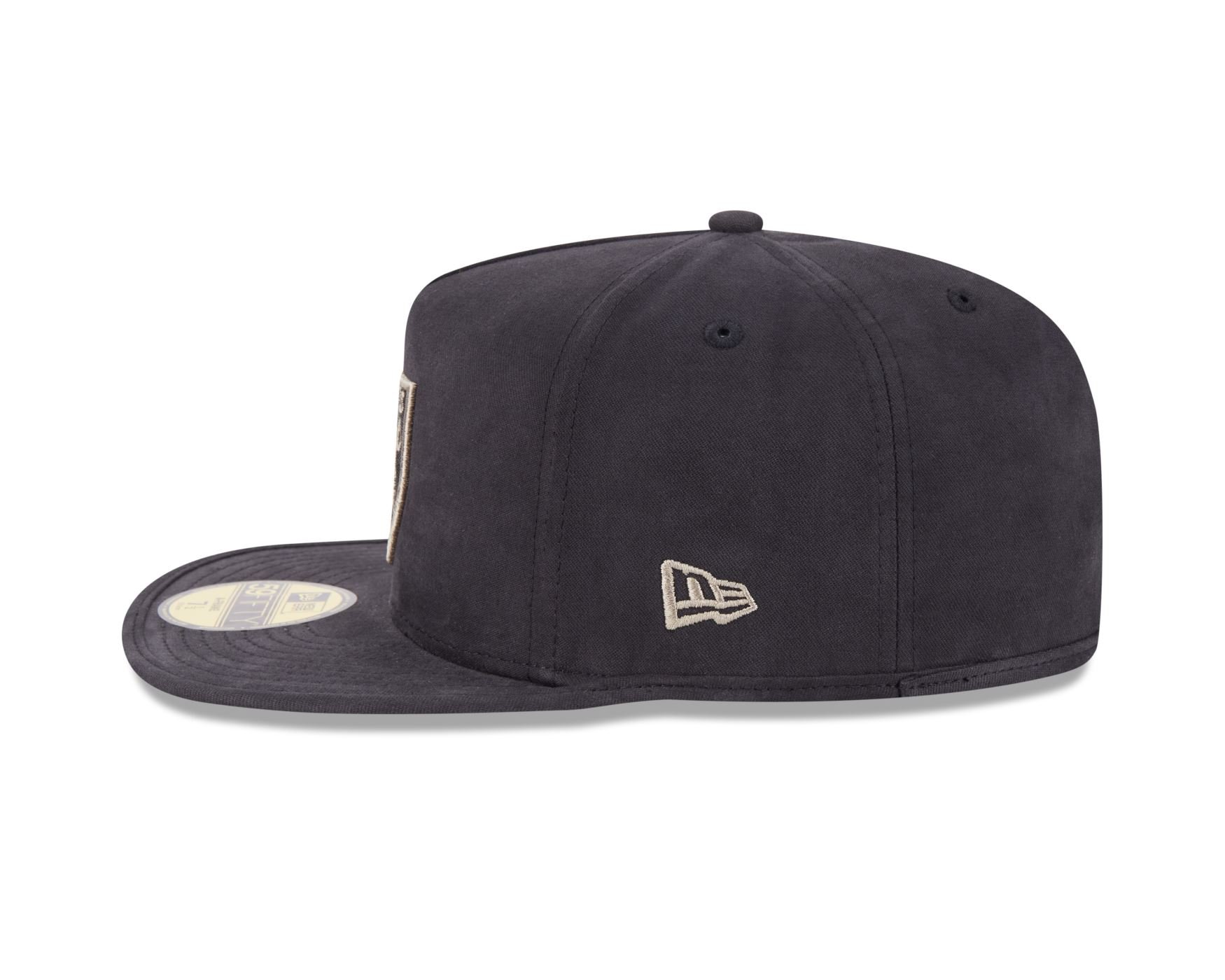 Bone New Era  59FIFTY A-Frame Las Vegas Raiders NFL Preto Preto 7
