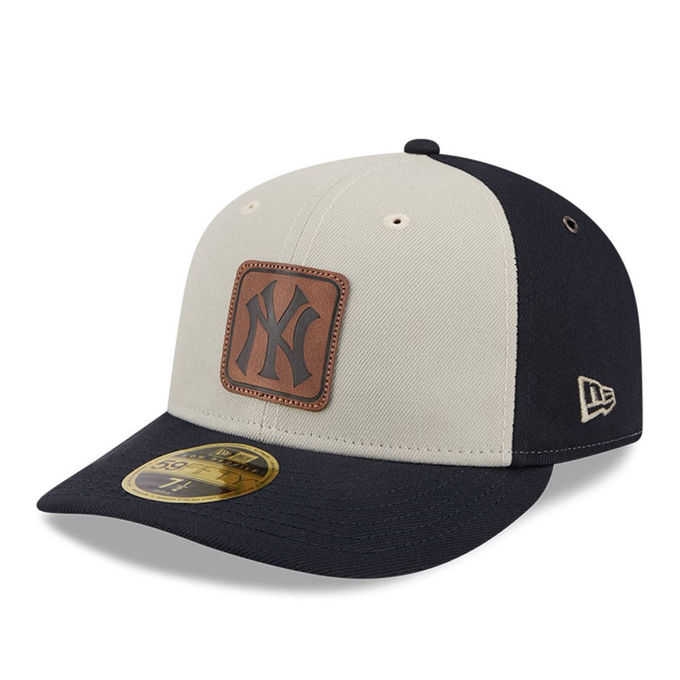 Bone New Era  59FIFTY Low Profile  New York Yankees MLB Marinho