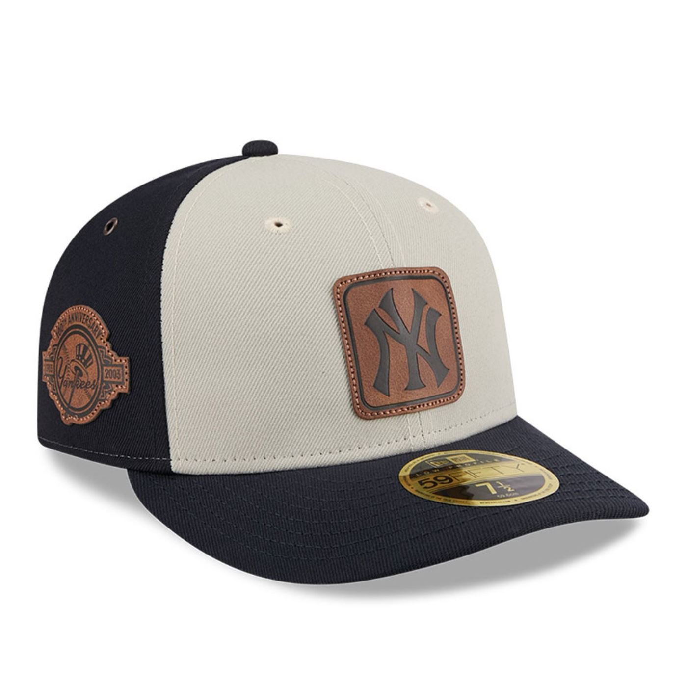 Bone New Era  59FIFTY Low Profile  New York Yankees MLB Marinho Azul Marinho 3