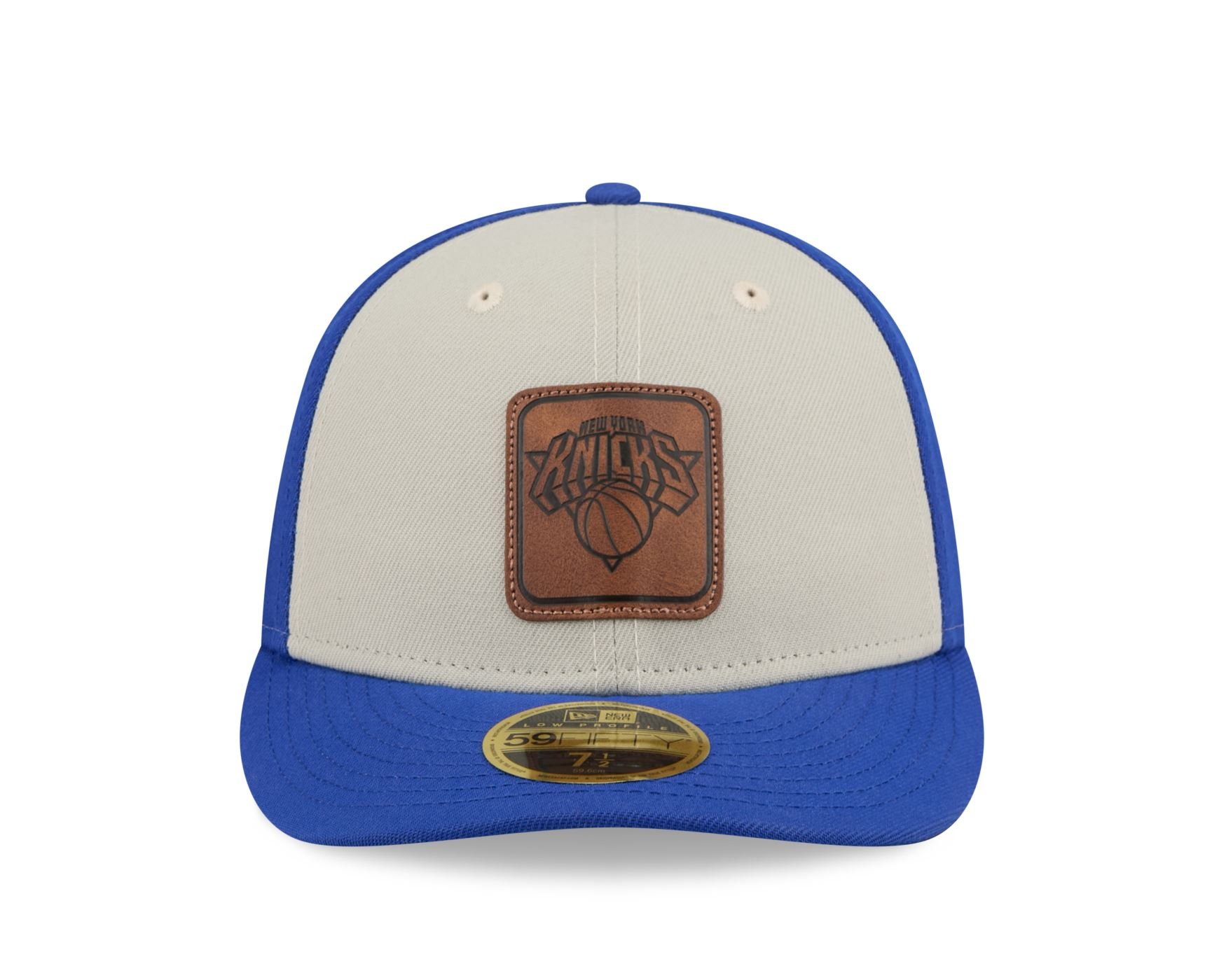 Bone New Era 59FIFTY LOW PROFILE New York Knicks NBA Azul Azul/Off White 2