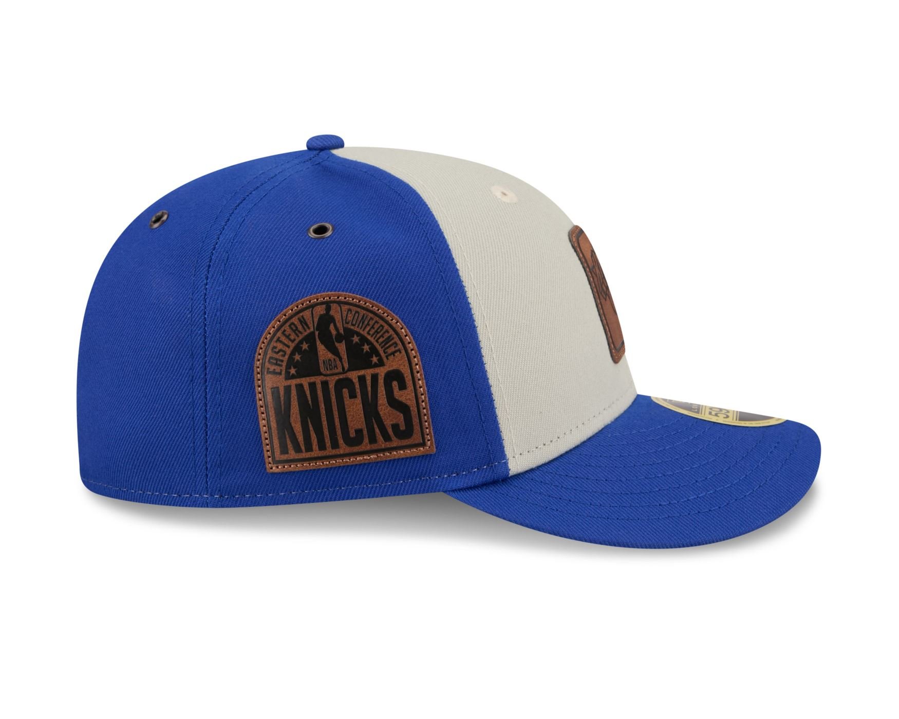 Bone New Era 59FIFTY LOW PROFILE New York Knicks NBA Azul Azul/Off White 4