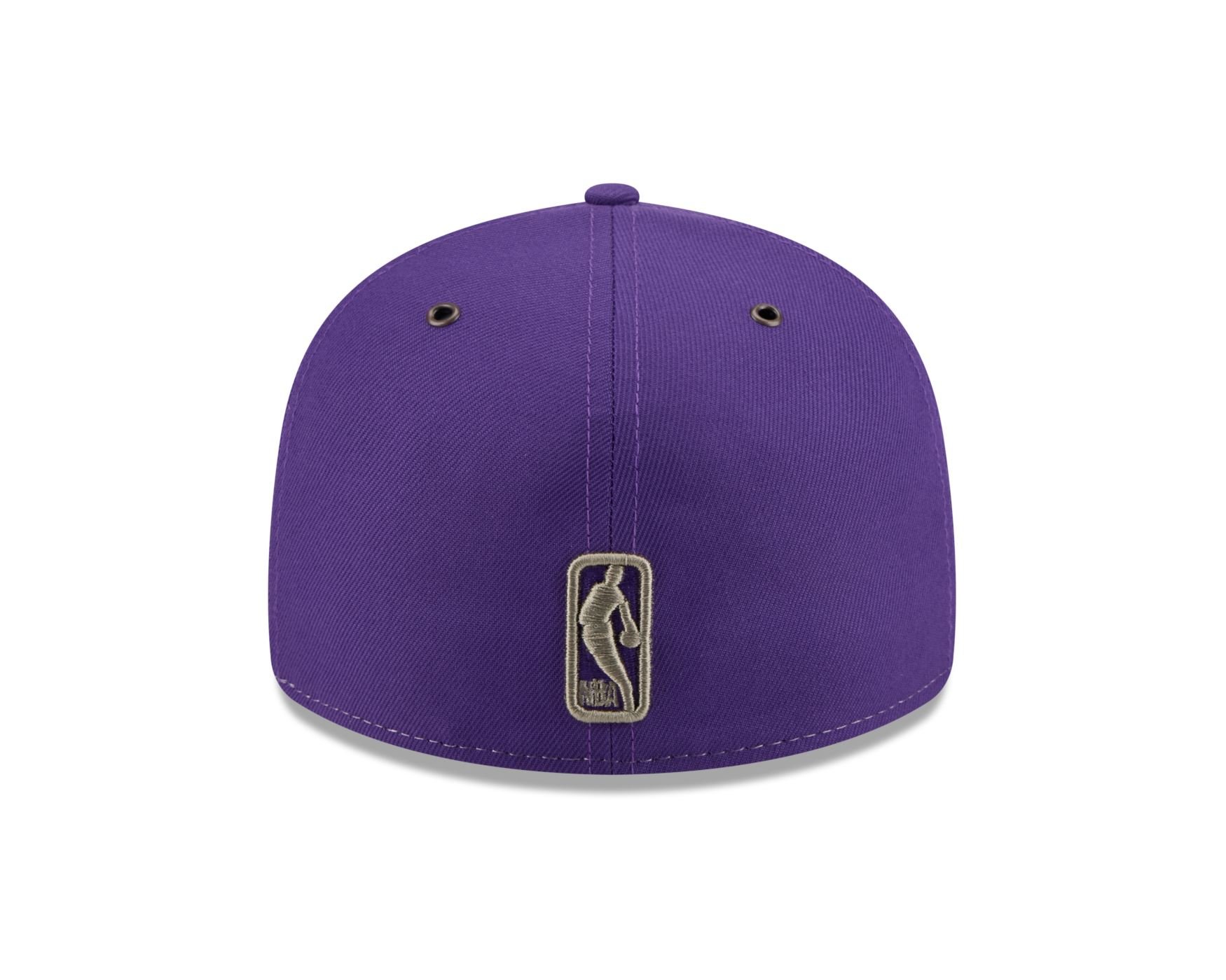 Bone New Era  59FIFTY Low Profile  Los Angeles Lakers NBA Roxo Roxo/Off White 5