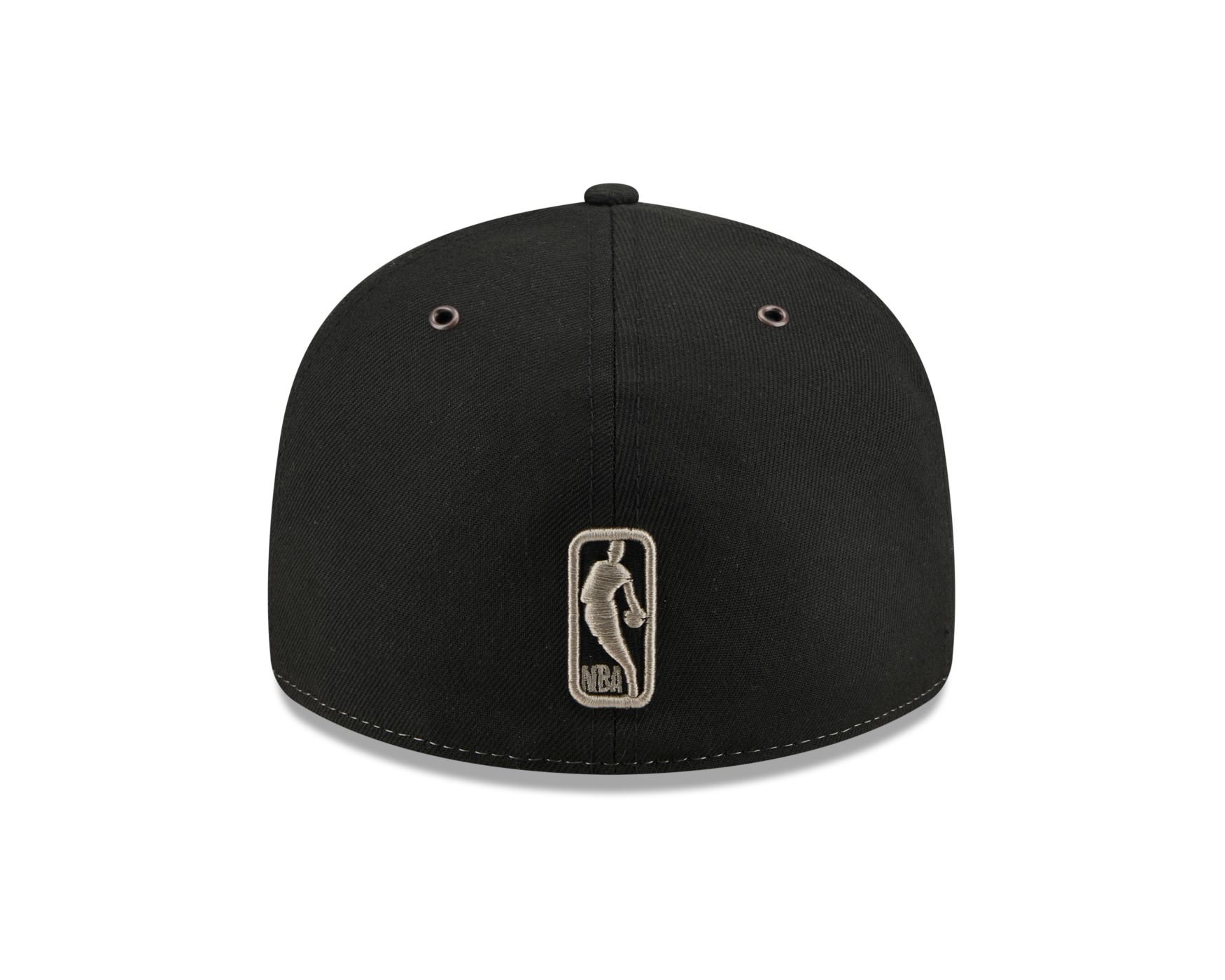 Bone New Era  59FIFTY Low Profile  Boston Celtics NBA Preto Preto/Off White 5