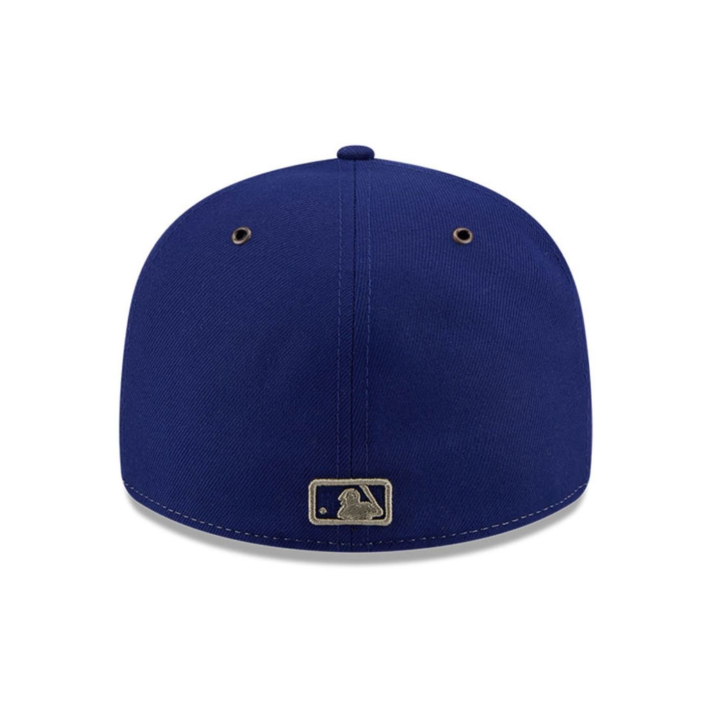 Bone New Era 59FIFTY Low Profile Los Angeles Dodgers MLB Azul Azul/Off White 5
