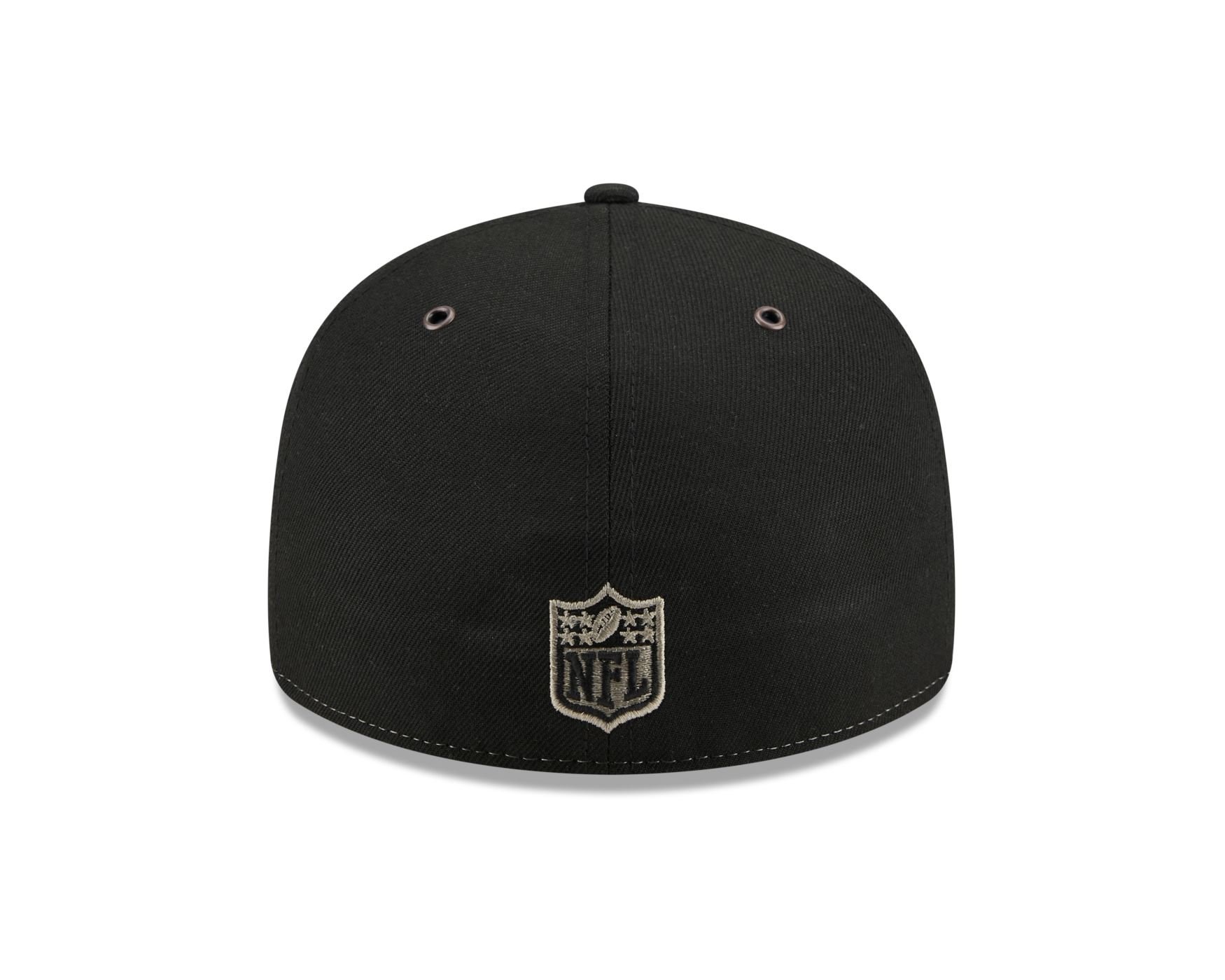 Bone New Era  59FIFTY Low Profile  Philadelphia Eagles NFL Preto Preto/Off White 5