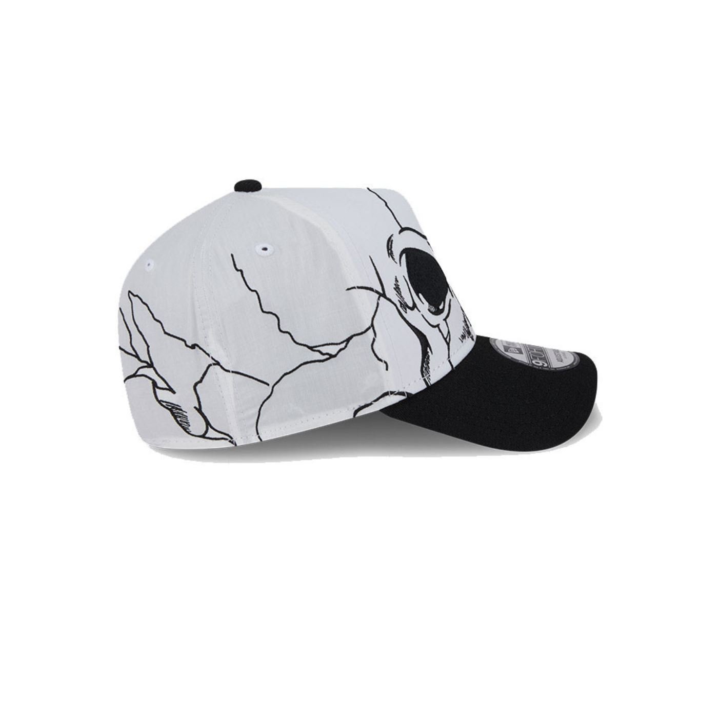 Bone New Era  9FORTY A-Frame New Era Booking ProgramBranco Branco/Preto 4