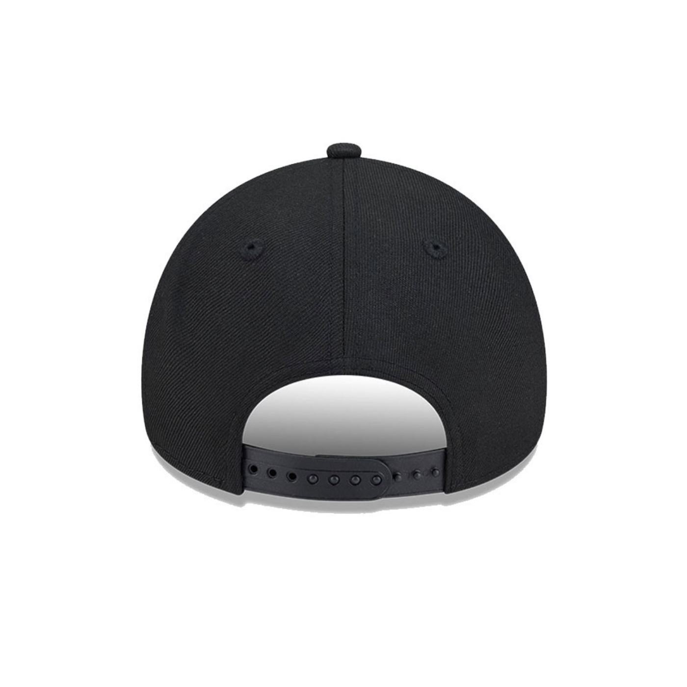 Bone New Era  9FORTY A-Frame Chicago Cubs MLB Preto Preto 5