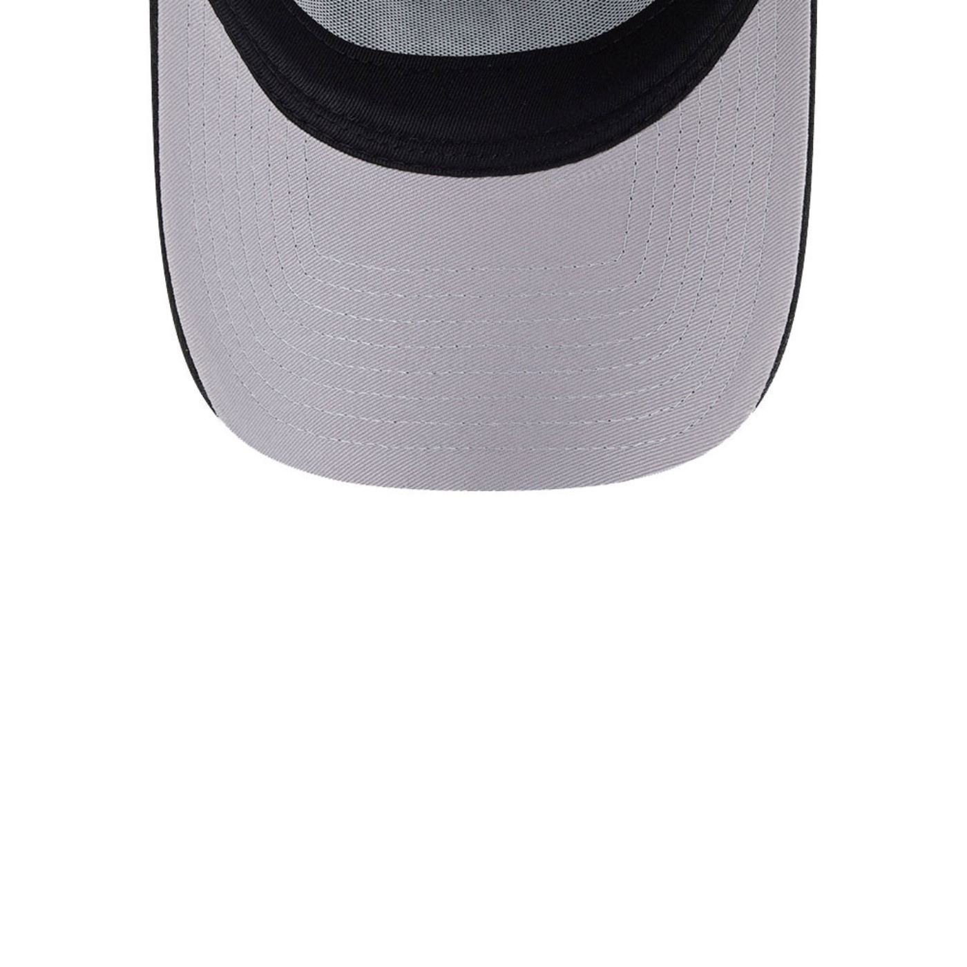 Bone New Era  9FORTY A-Frame Chicago Cubs MLB Preto Preto 6