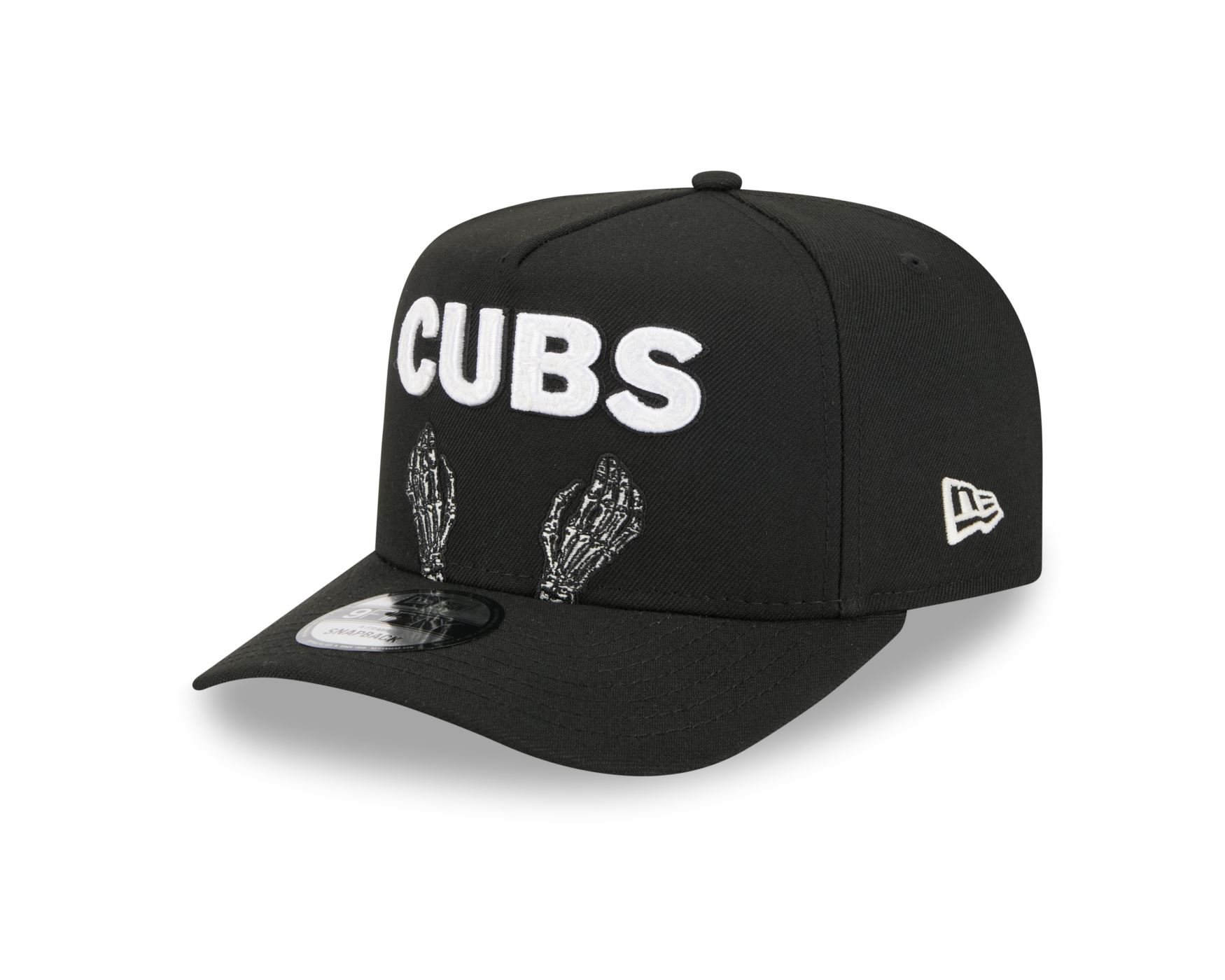 Bone New Era  9FIFTY  A-Frame Chicago Cubs MLB Preto