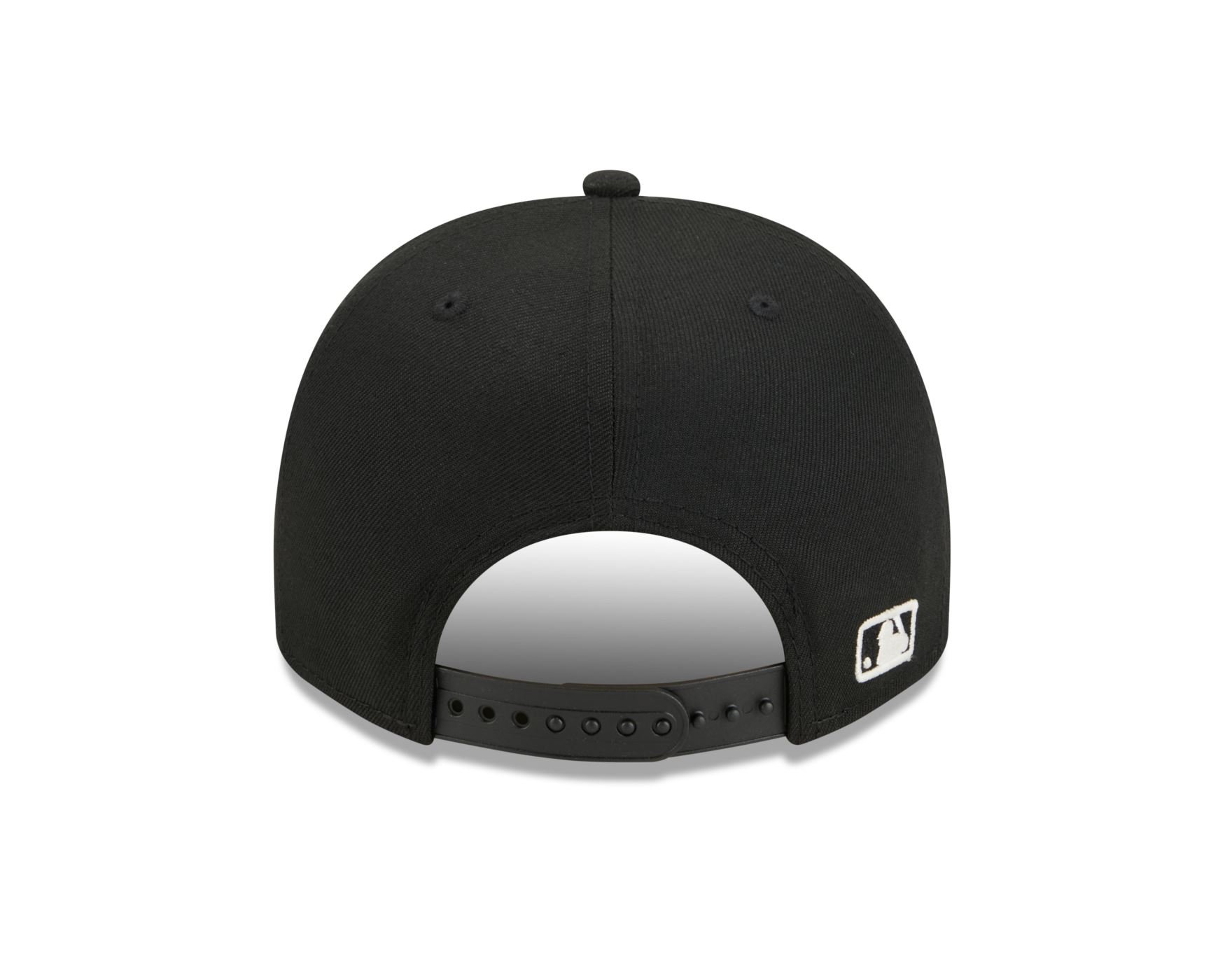 Bone New Era  9FIFTY  A-Frame Chicago Cubs MLB Preto Preto 5