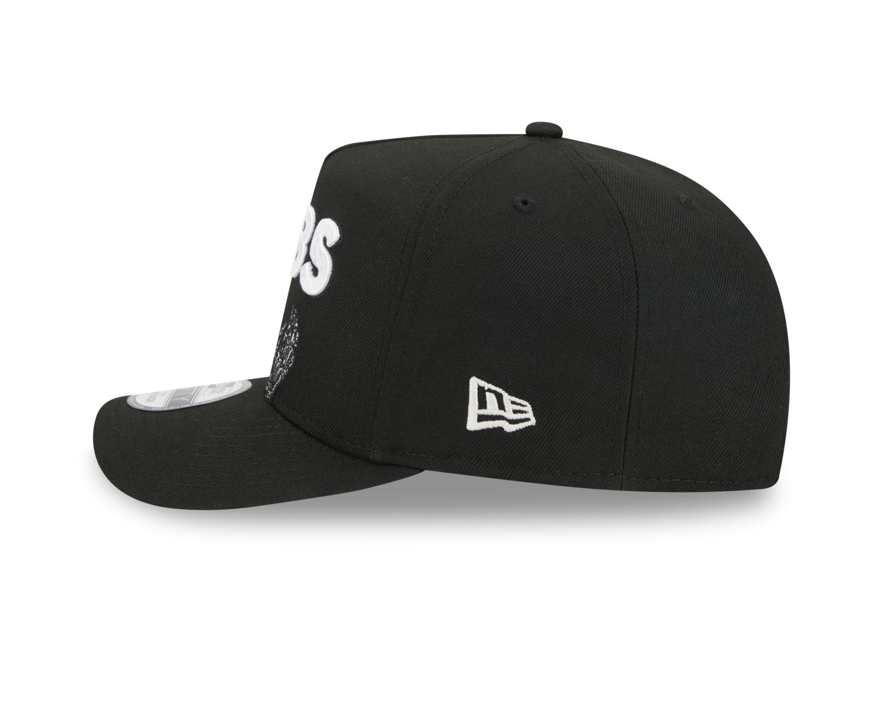 Bone New Era  9FIFTY  A-Frame Chicago Cubs MLB Preto Preto 7