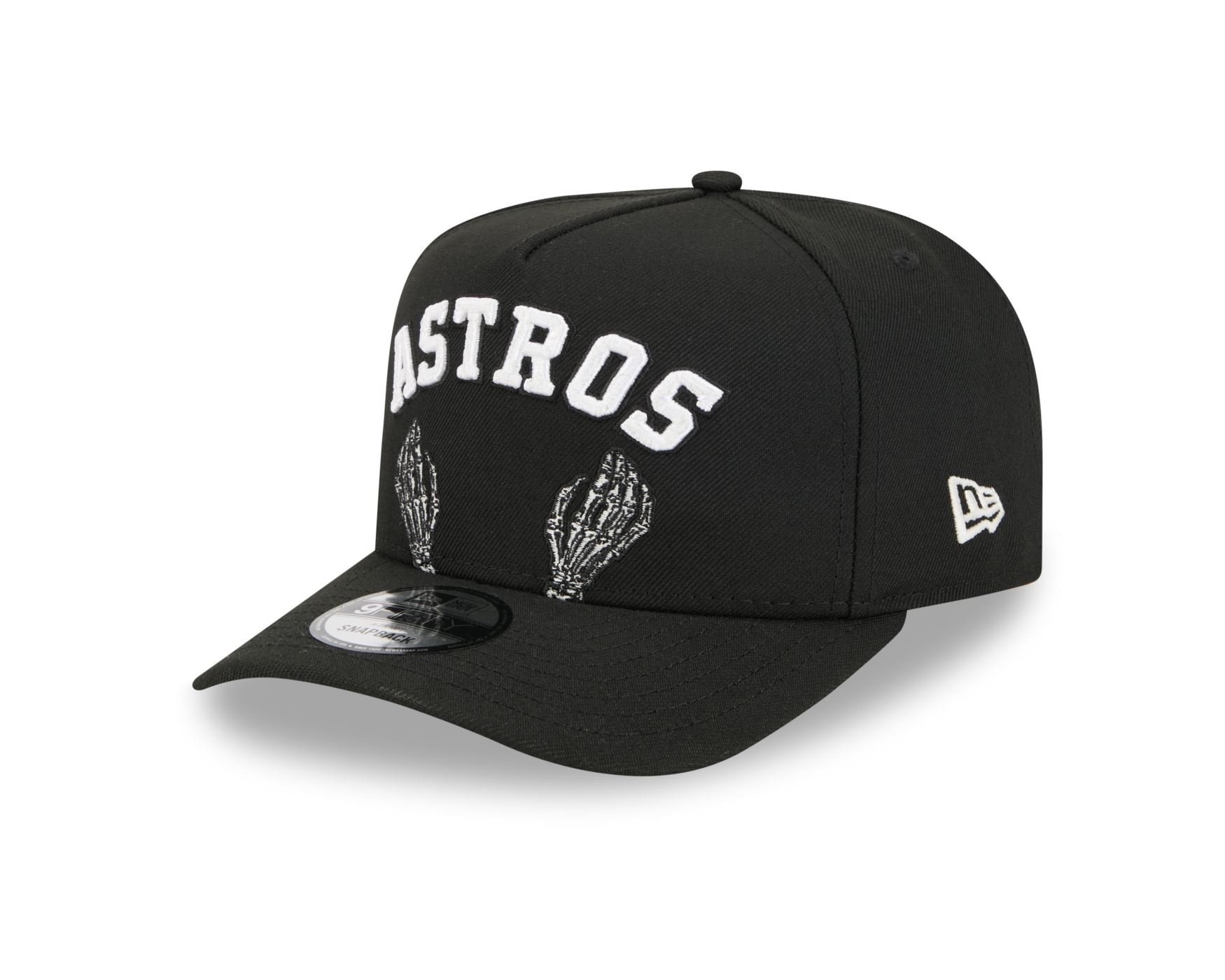 Bone New Era  9FIFTY  A-Frame Houston Astros MLB Preto