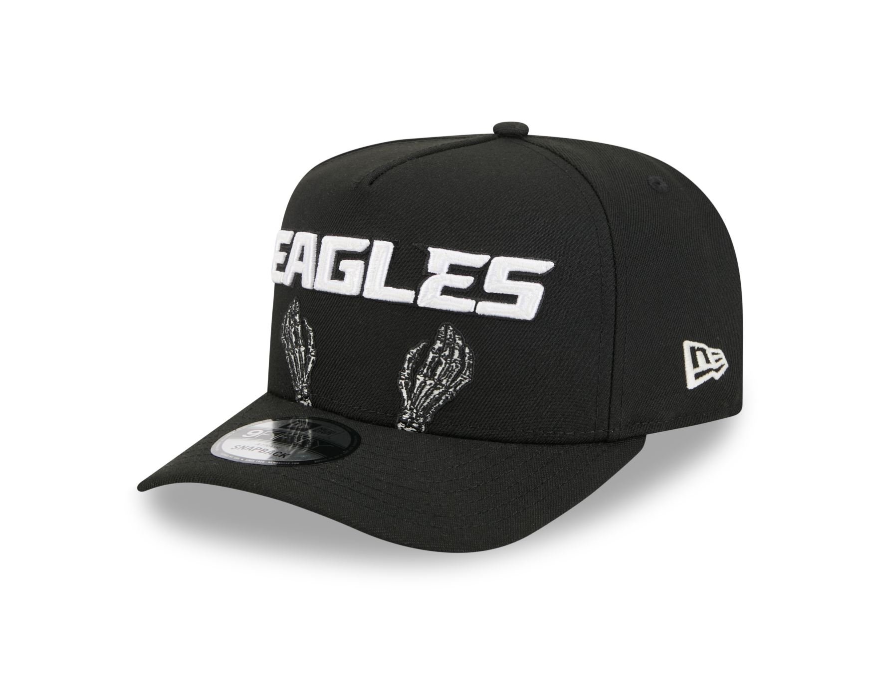 Bone New Era  9FIFTY  A-Frame Philadelphia Eagles NFL Preto