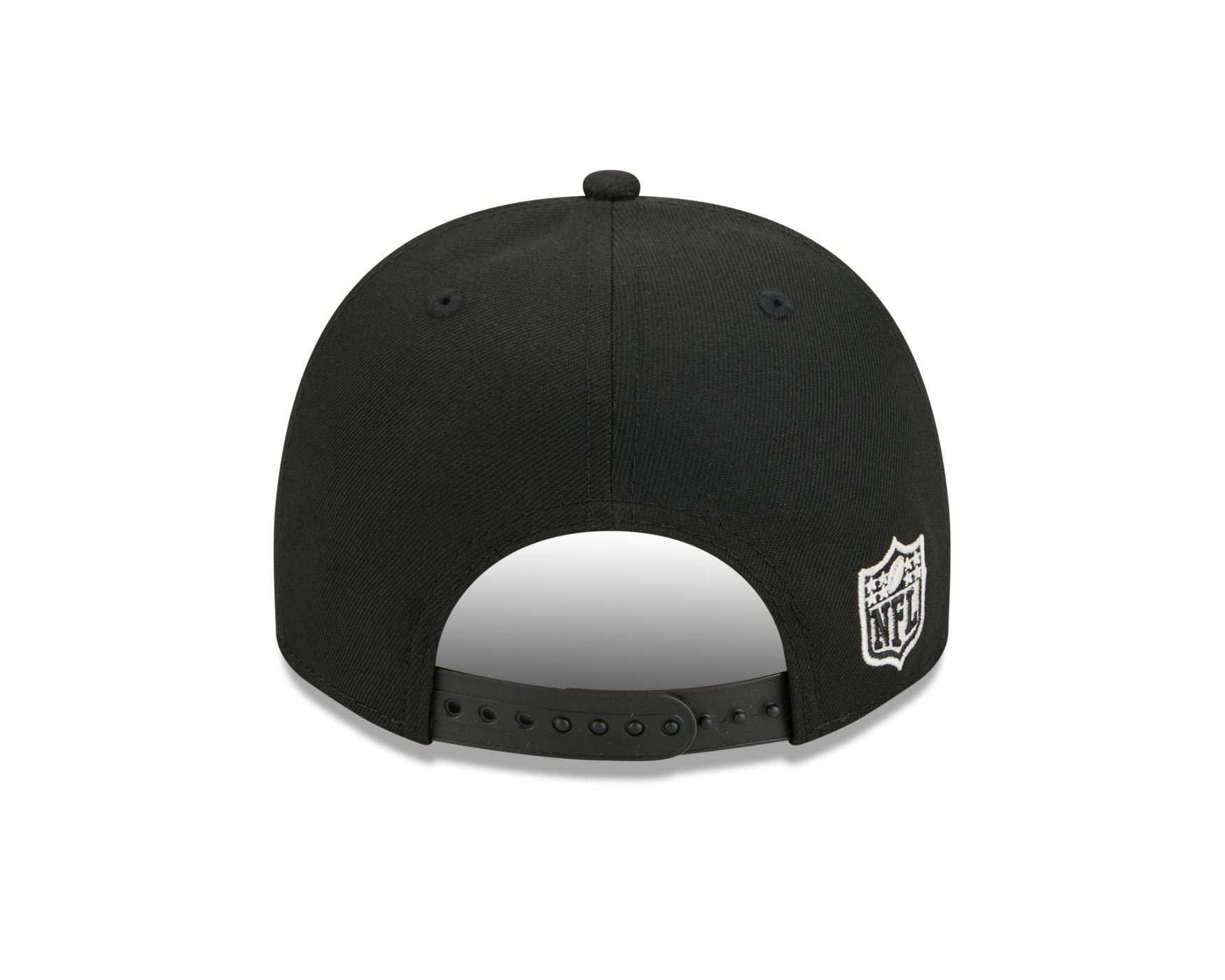 Bone New Era  9FIFTY  A-Frame Philadelphia Eagles NFL Preto Preto 5