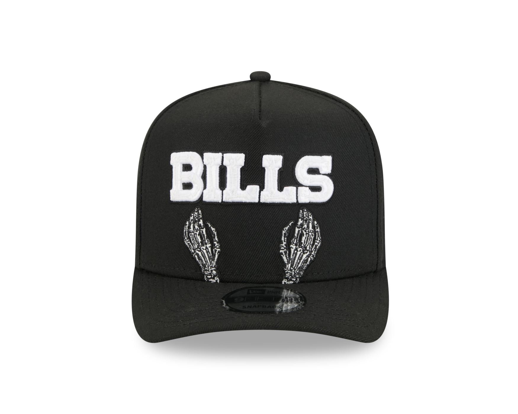 Bone New Era  9FIFTY  A-Frame Buffalo Bills NFL Preto Preto 2