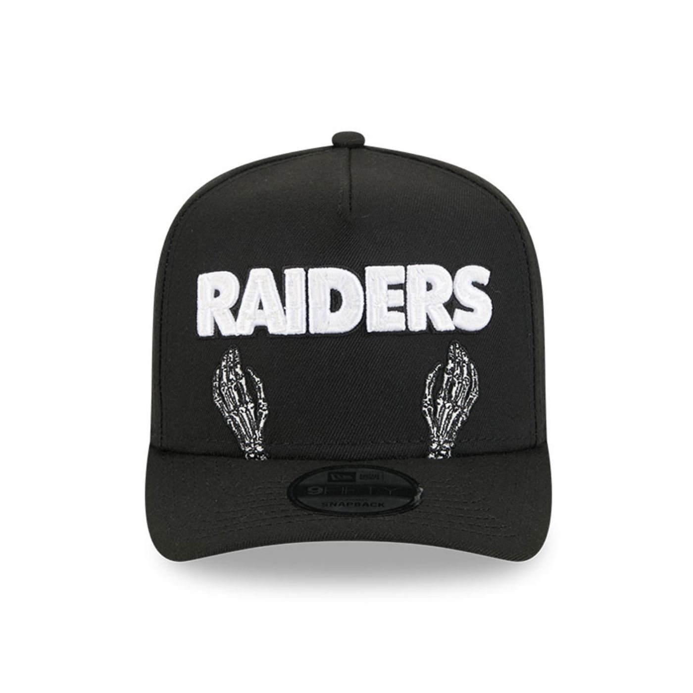 Bone New Era  9FIFTY  A-Frame Las Vegas Raiders NFL Preto Preto 2
