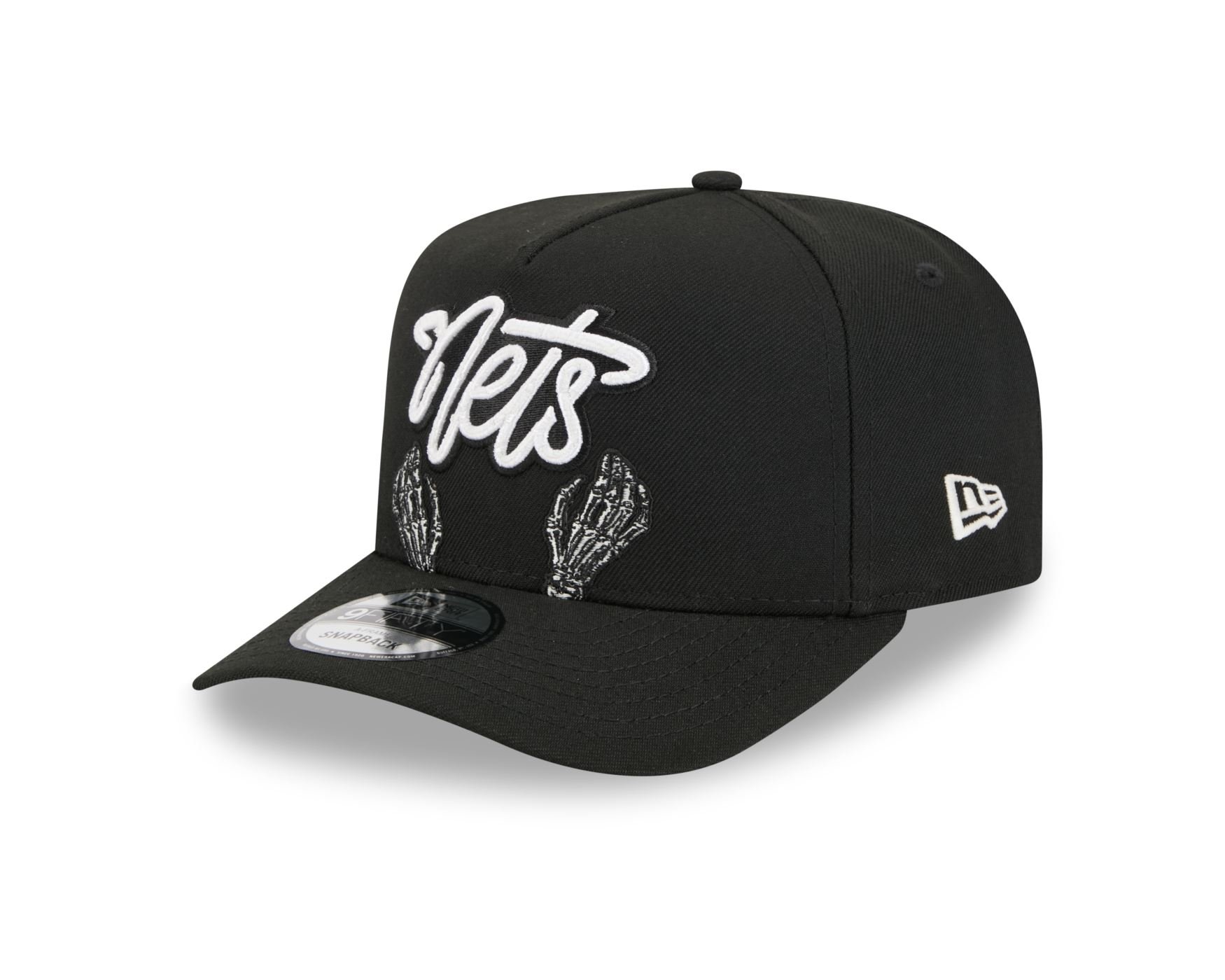 Bone New Era  9FIFTY  A-Frame Brooklyn Nets NBA Preto