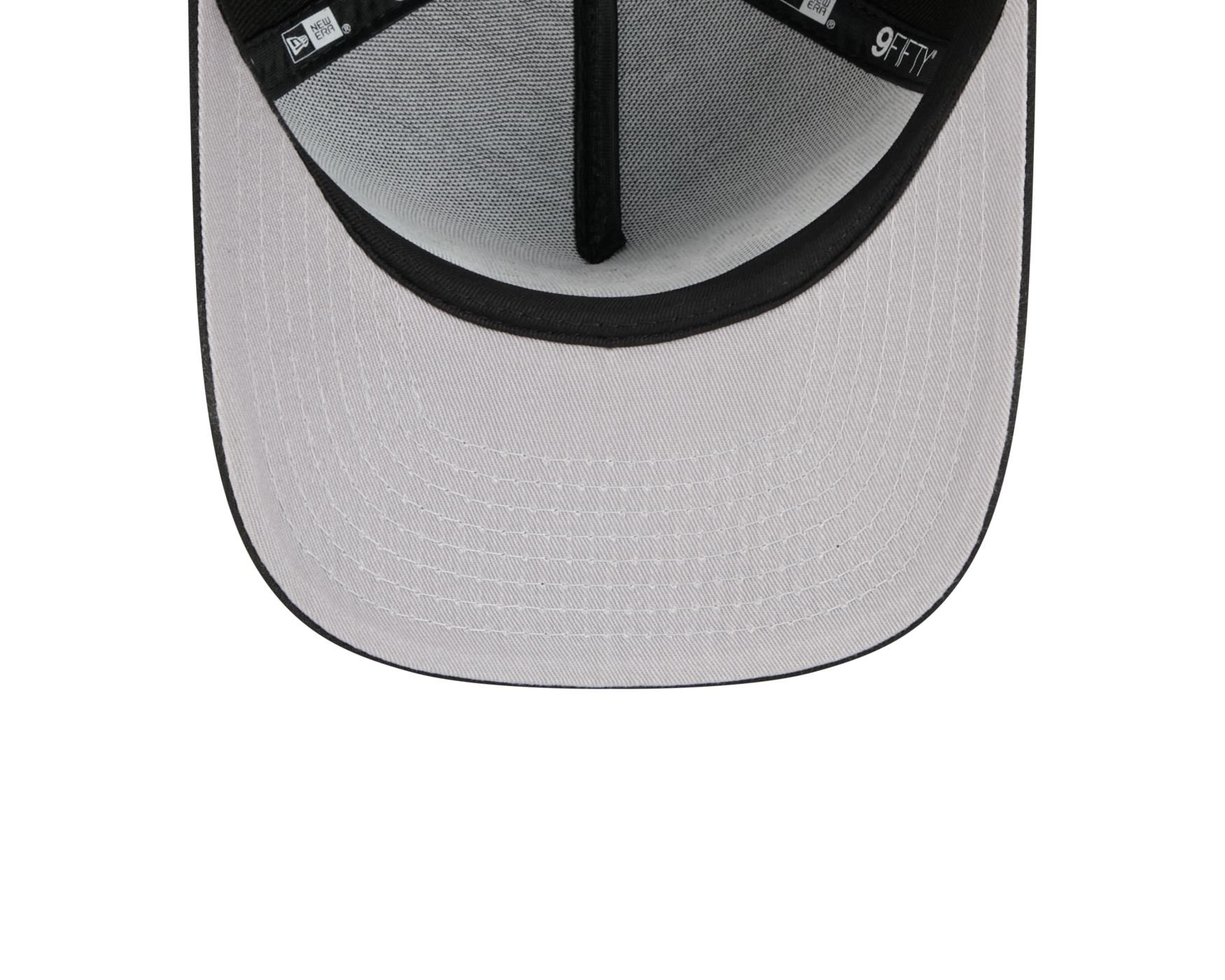 Bone New Era  9FIFTY  A-Frame Brooklyn Nets NBA Preto Preto 6