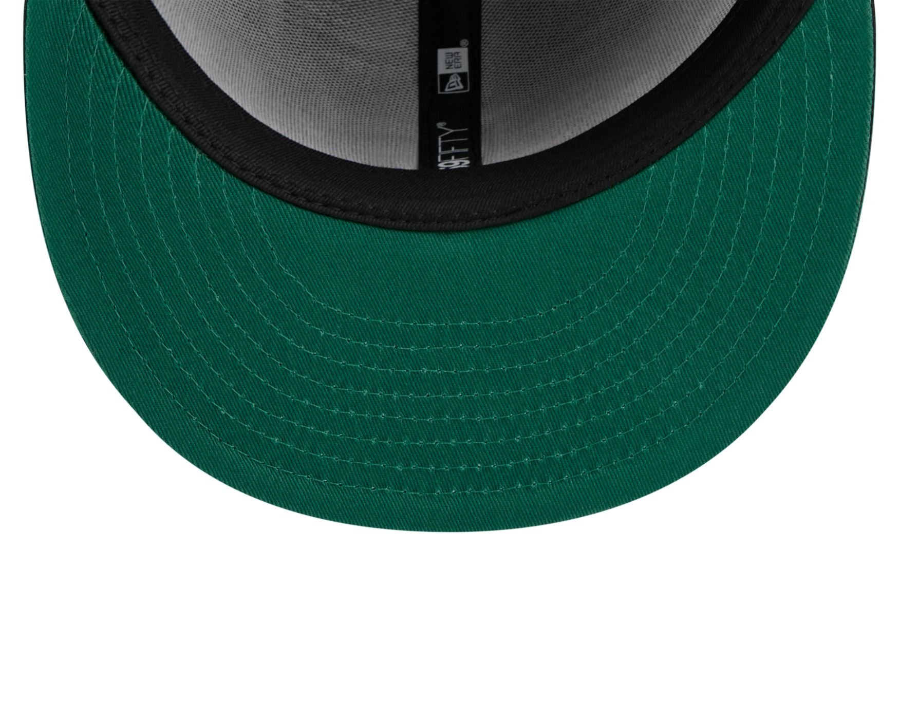Bone New Era  59FIFTY Los Angeles Dodgers MLB Skull & Roses Preto Preto 6