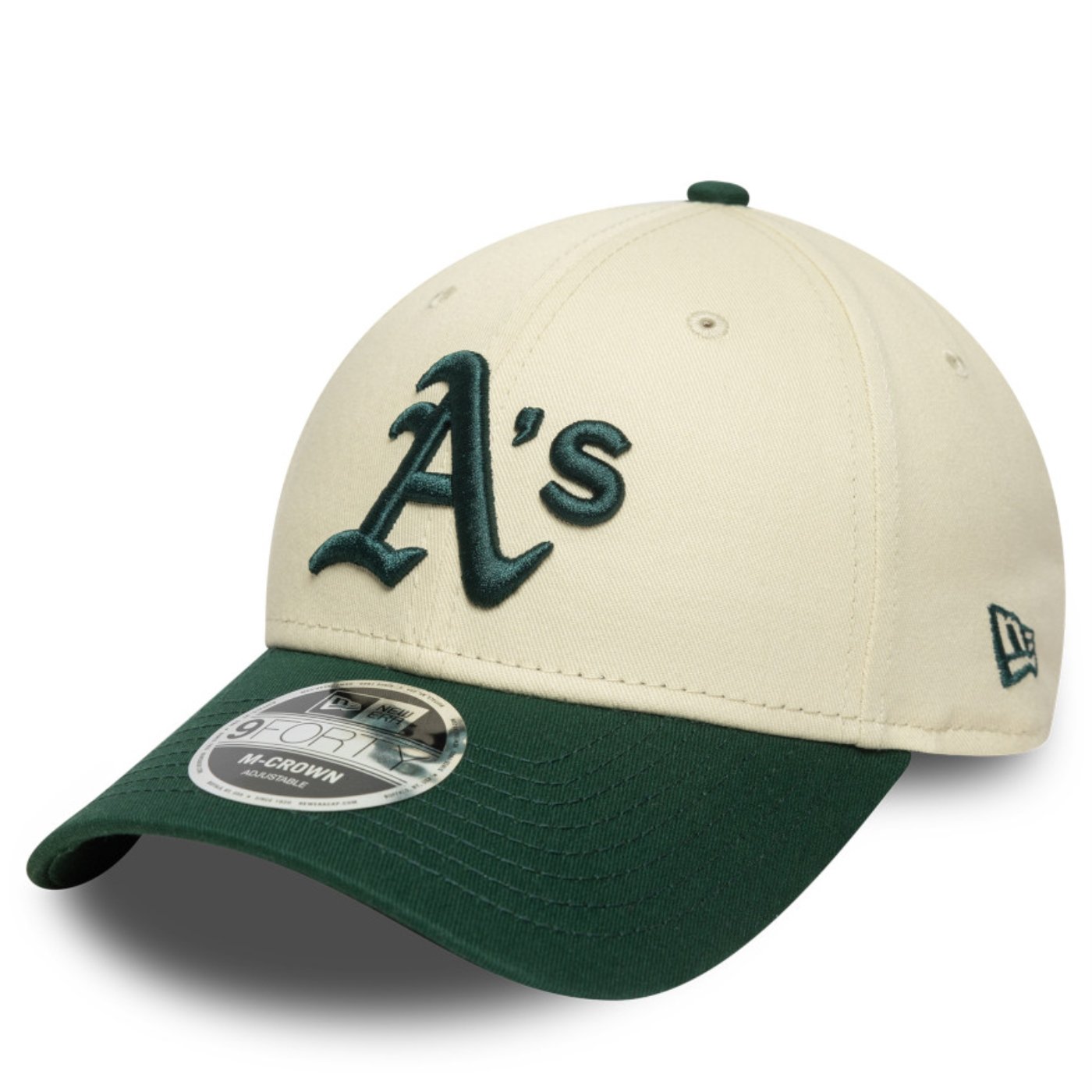 Bone New Era 9FORTY M-CROWN Oakland Athletics MLB Bege