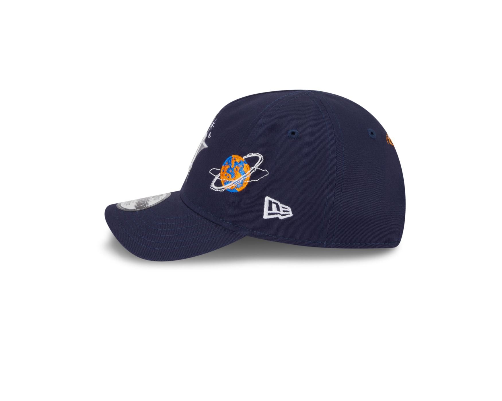 Bone New Era 9FORTY A-Frame Houston Astros MLB Planets Azul Marinho 5