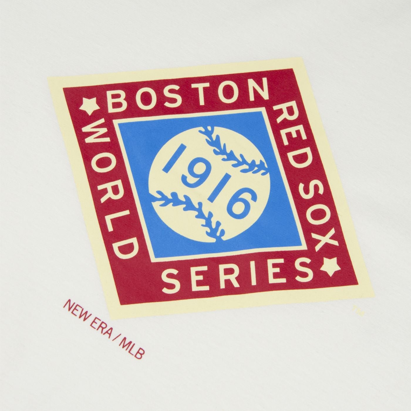 Camiseta New Era Box Boston Red Sox MLB Off White Off White 3