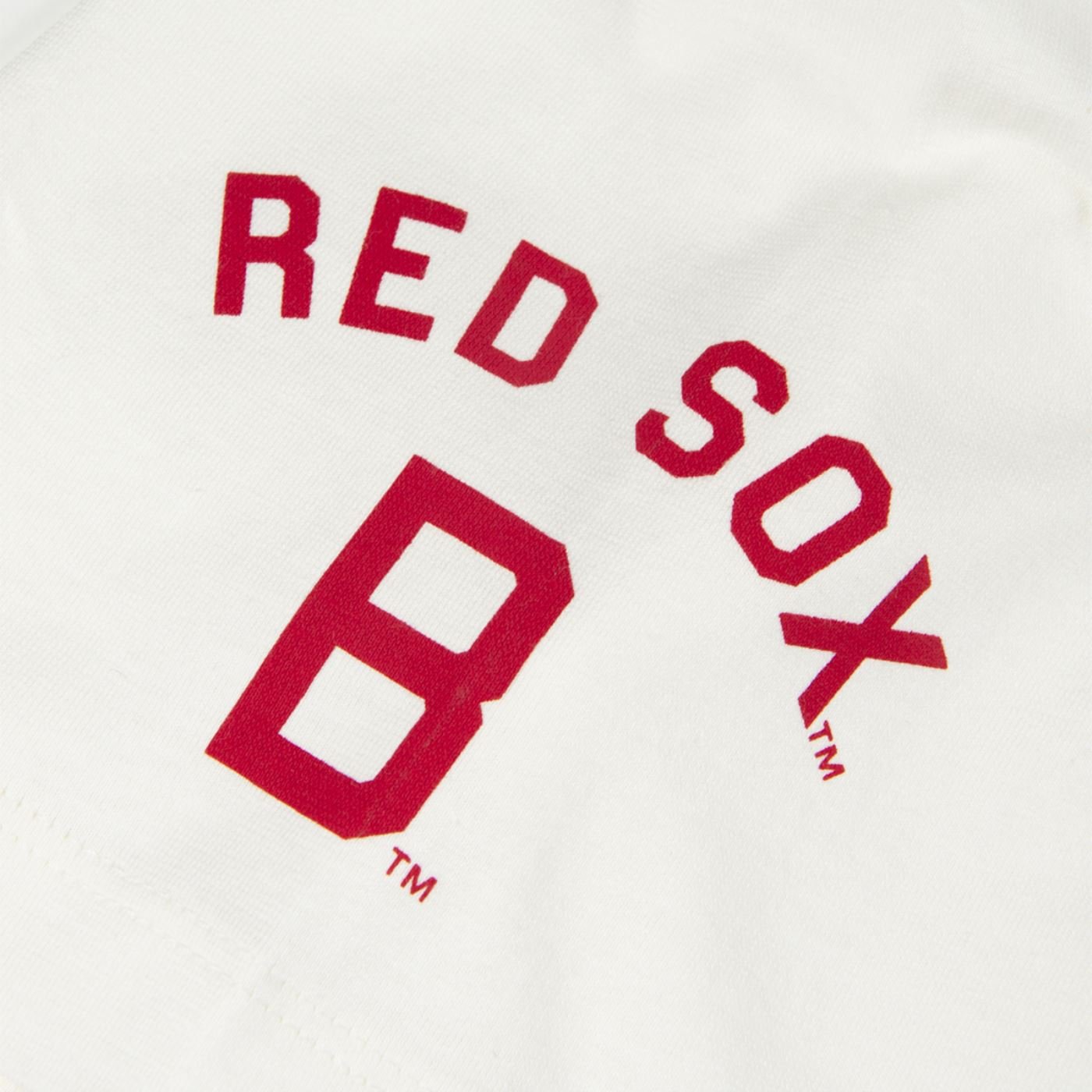 Camiseta New Era Box Boston Red Sox MLB Off White Off White 4