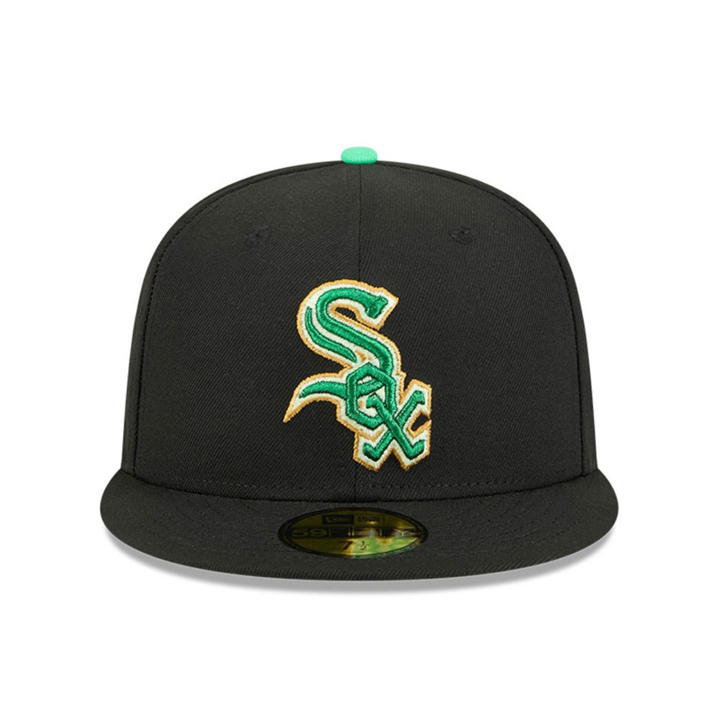 Bone New Era 59FIFTY Chicago White Sox MLB St.Patricks Day Preto 2