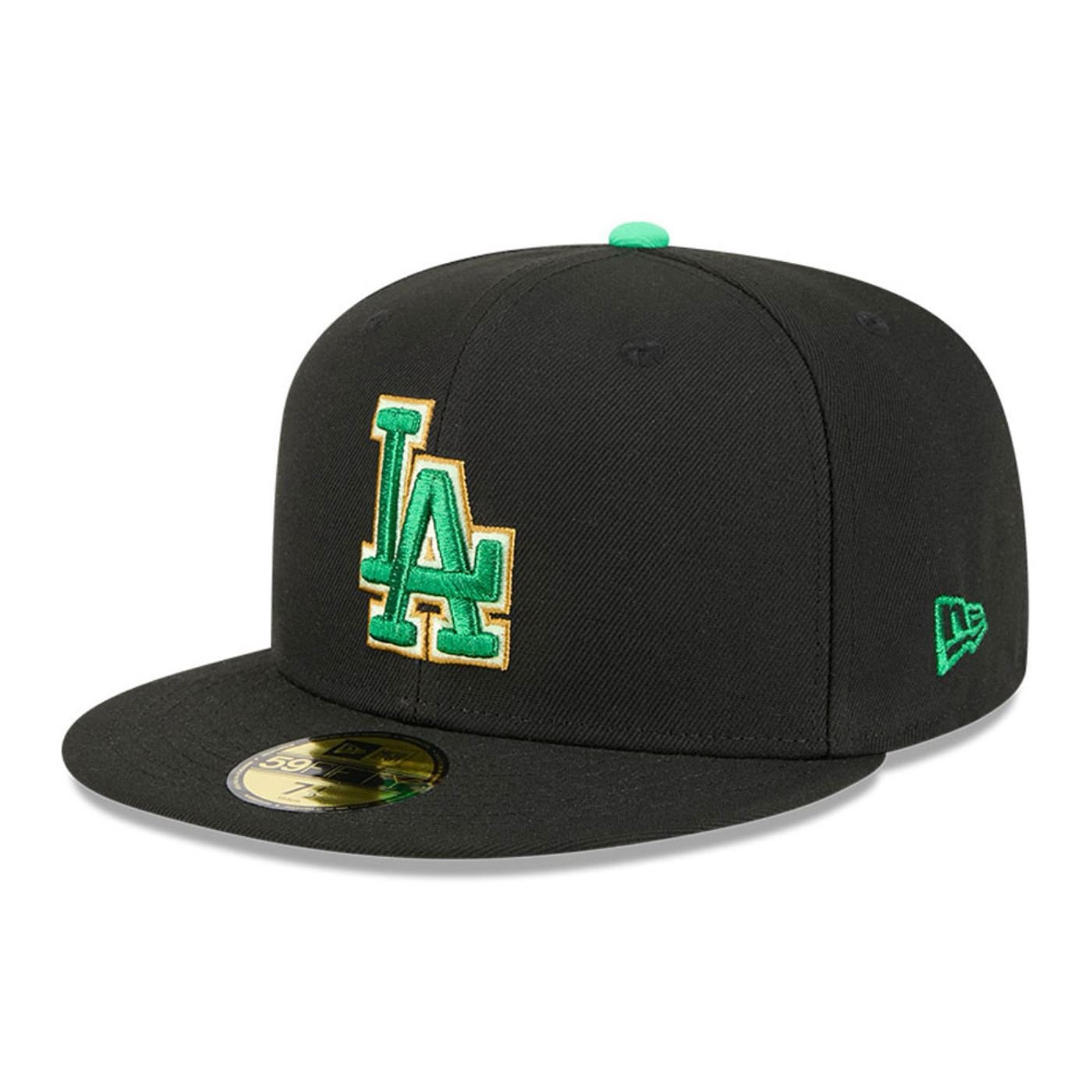 Bone New Era 59FIFTY Los Angeles Dodgers MLB St.Patricks Day