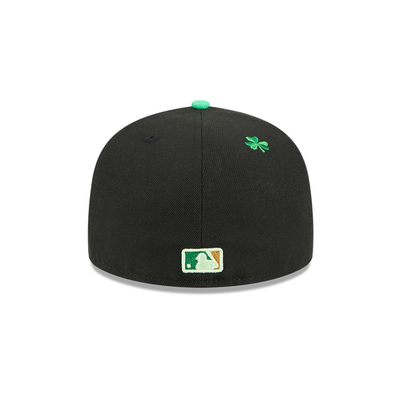 Bone New Era 59FIFTY Los Angeles Dodgers MLB St.Patricks Day Preto 4
