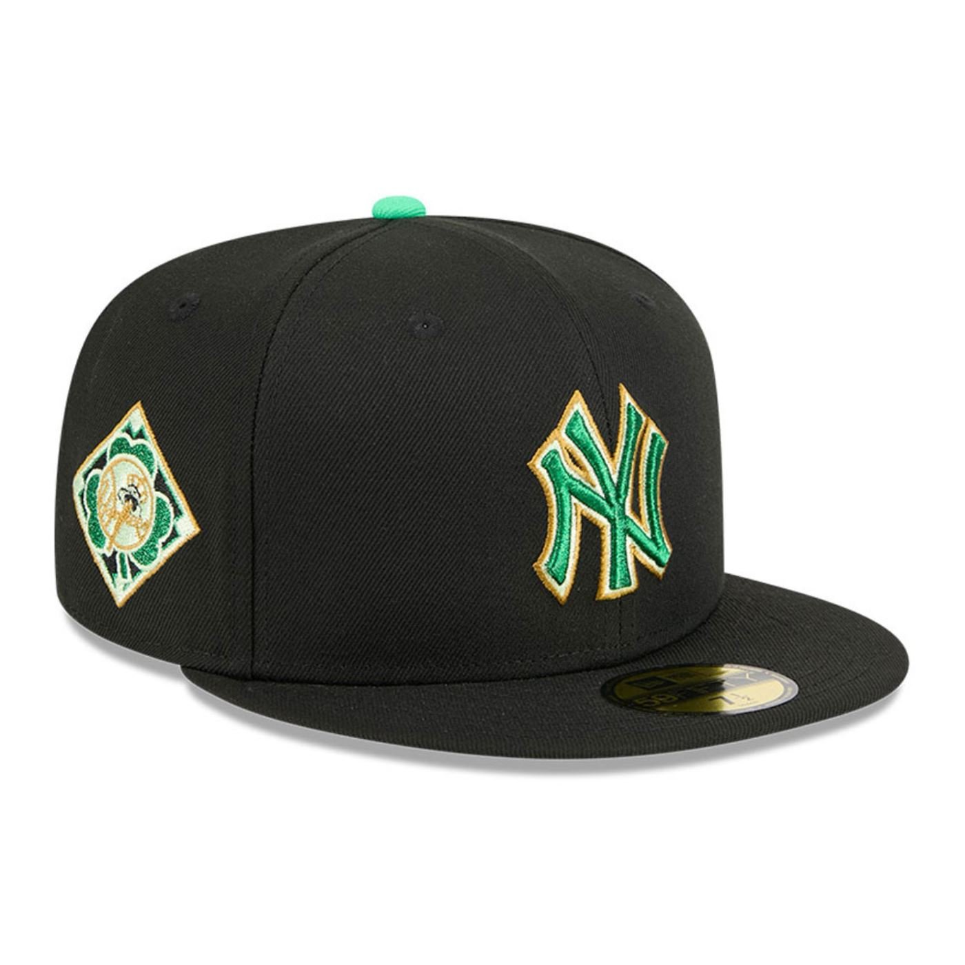 Bone New Era 59FIFTY New York Yankees MLB St.Patricks Day Preto 3