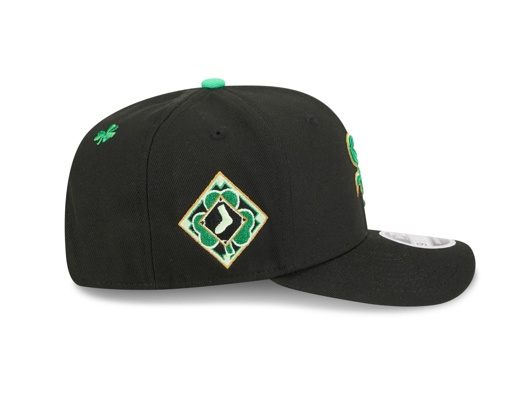 Bone New Era 9SEVENTY Chicago White Sox MLB St.Patricks Day Preto 6