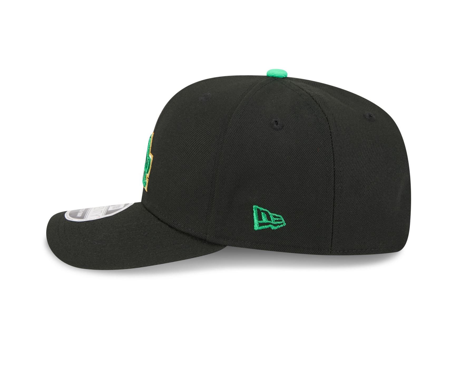 Bone New Era 9SEVENTY Los Angeles Dodgers MLB St.Patricks Day Preto 5