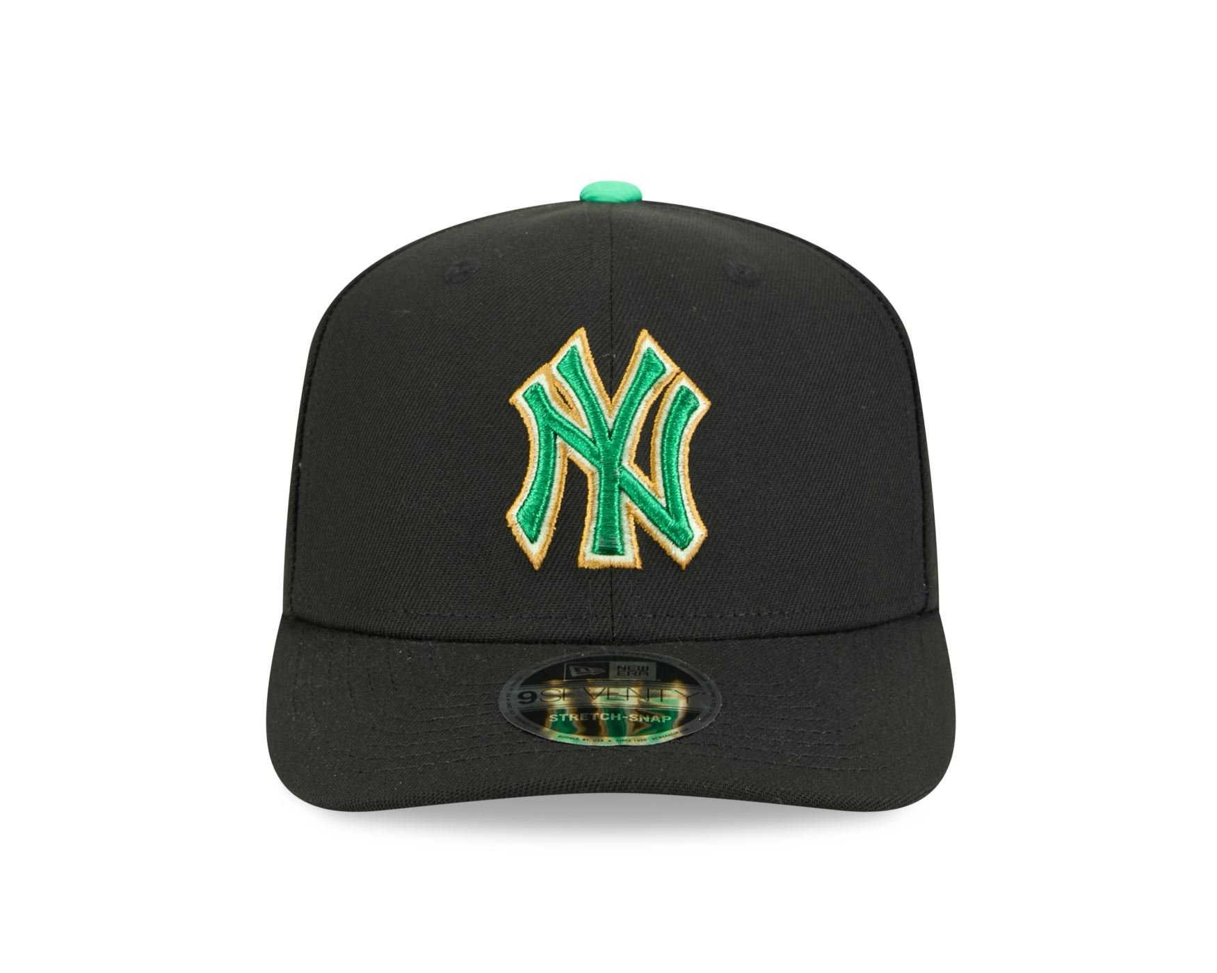 Bone New Era 9SEVENTY New York Yankees MLB St.Patricks Day Preto 2