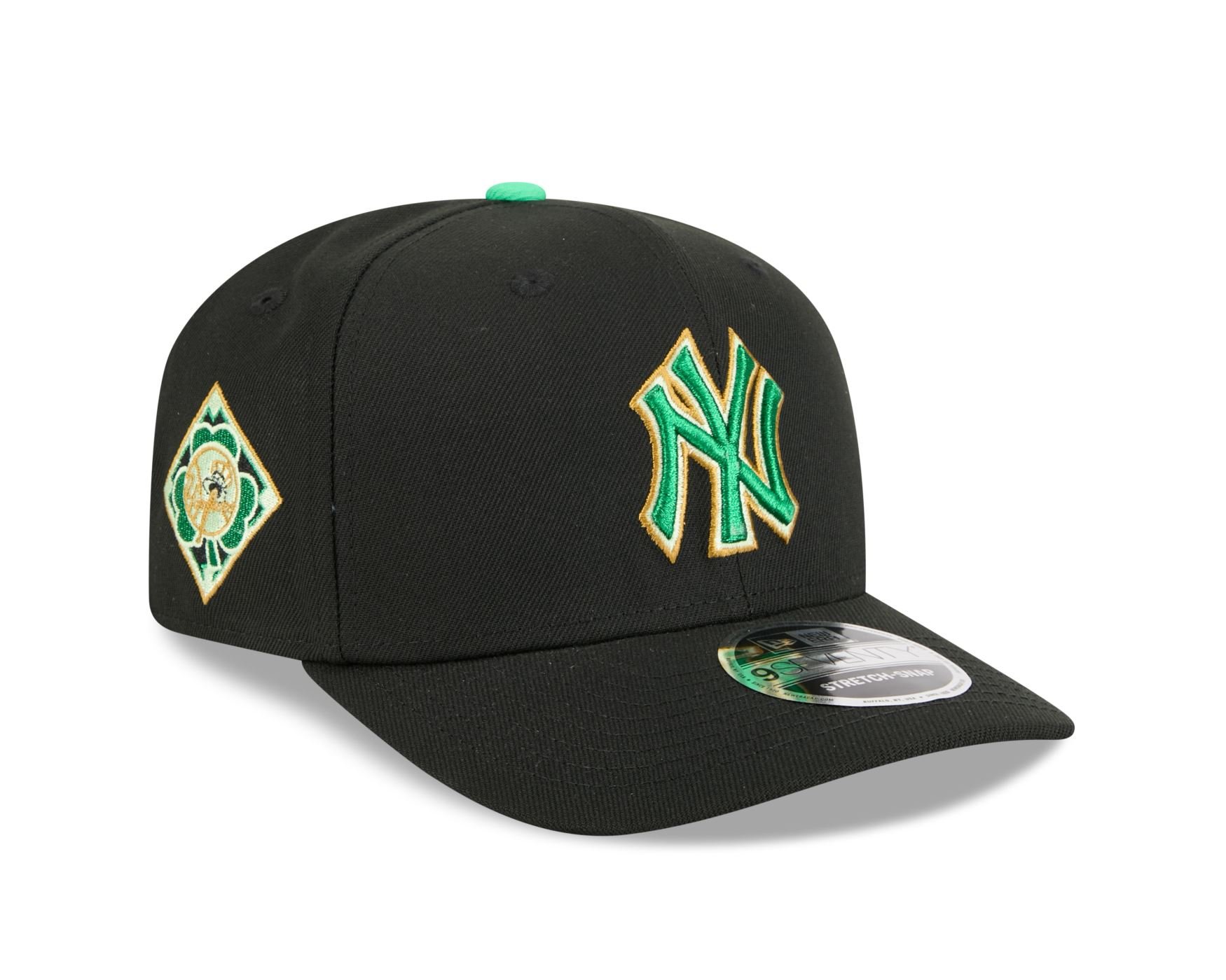 Bone New Era 9SEVENTY New York Yankees MLB St.Patricks Day Preto 3