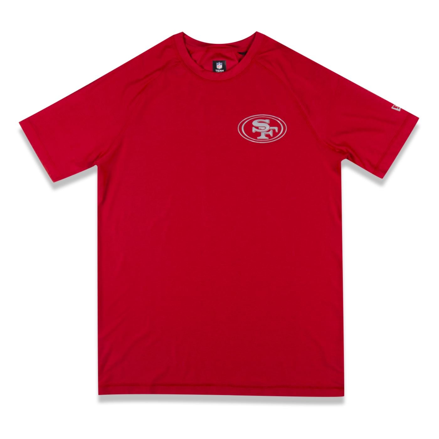 Camiseta New Era  San Francisco 49ers NFL Sideline Vermelho
