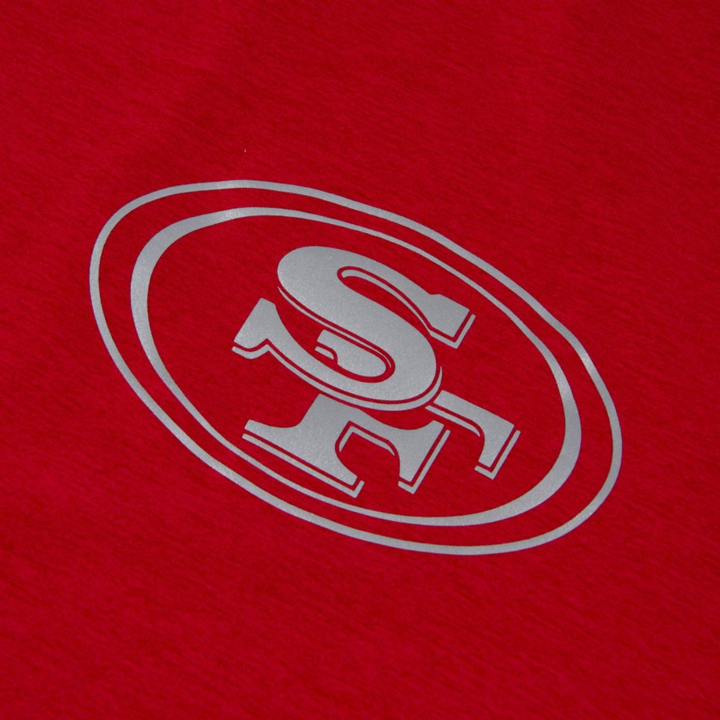 Camiseta New Era San Francisco 49ers NFL Sideline Vermelho Vermelho 3