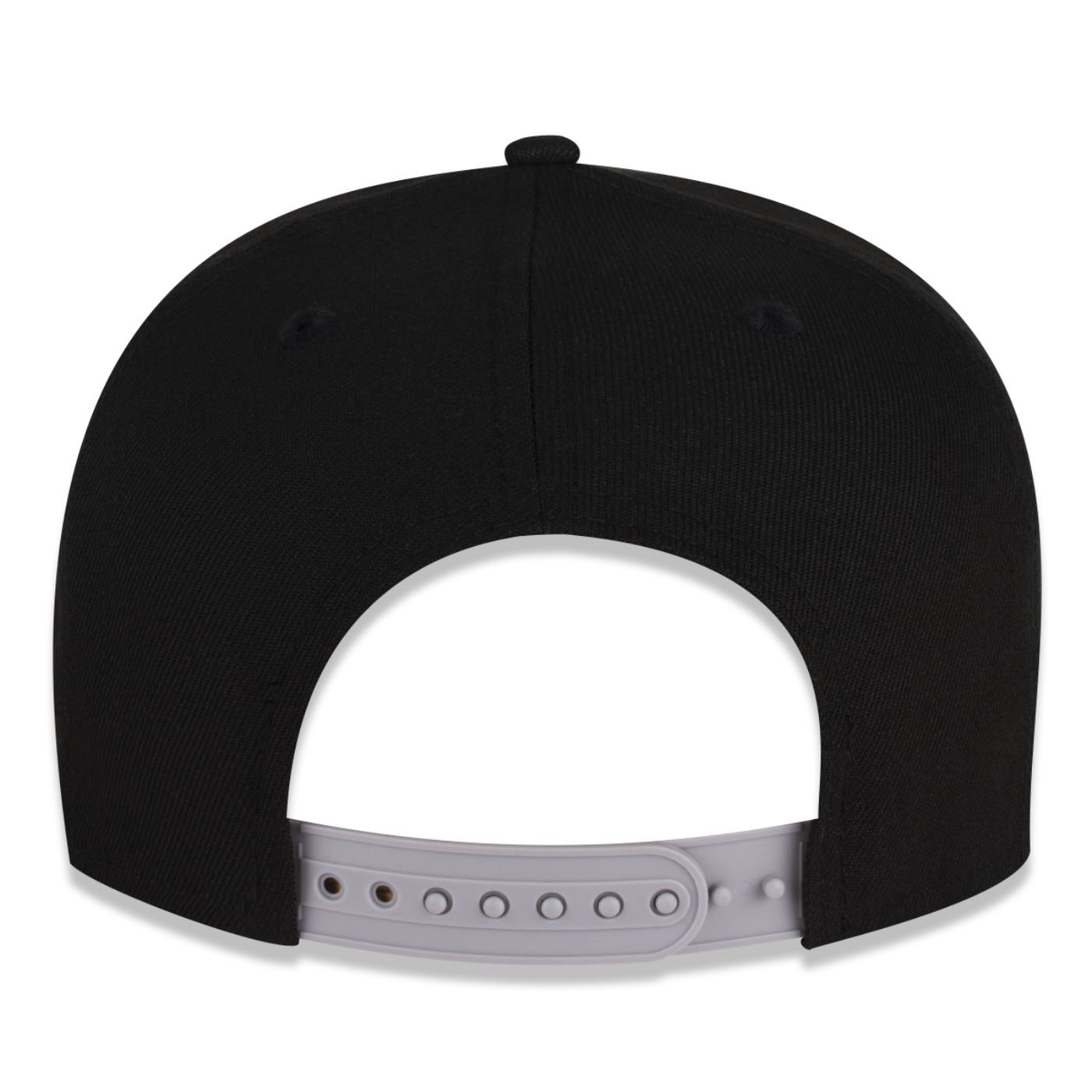 Bone New Era 9FORTY A-FRAME SNAPBACK Brooklyn Nets NBA Preto Preto/Cinza 4