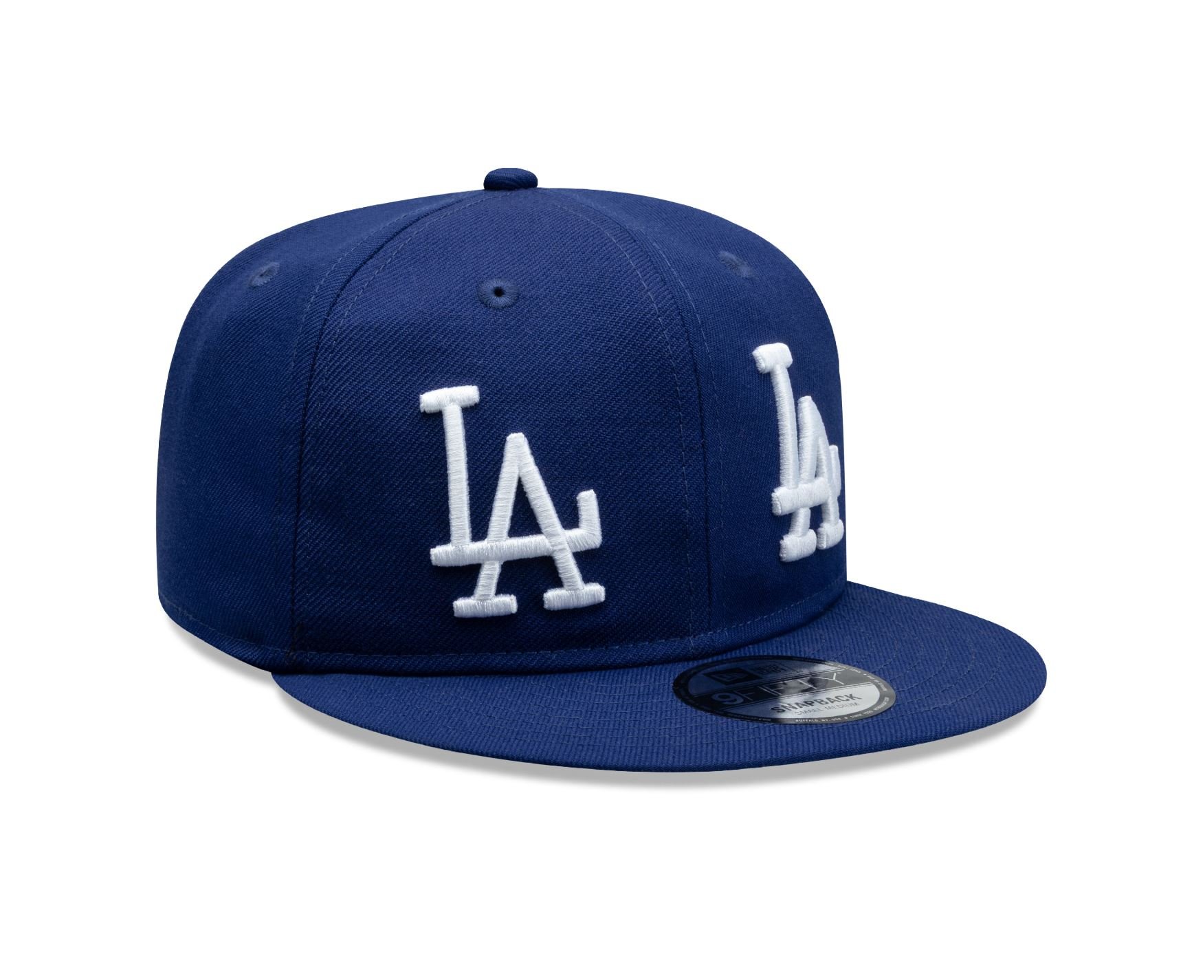 Bone New Era 9FIFTY SNAPBACK Los Angeles Dodgers MLB Off White Azul/Off White 3